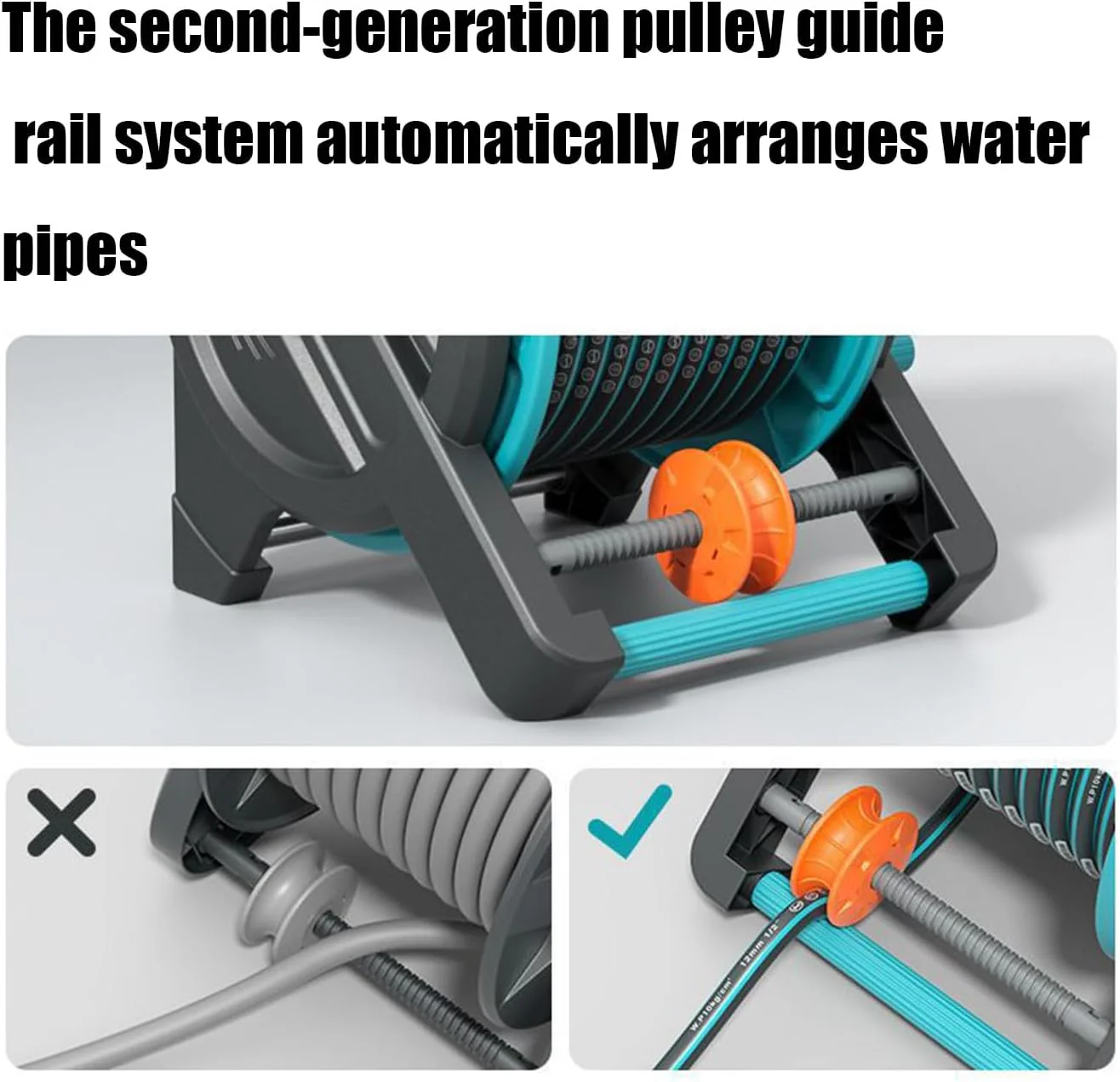 Shuofan Portable Hose Reels Garden Hose Reel Irrigation Trolley in DEMO - Image 5
