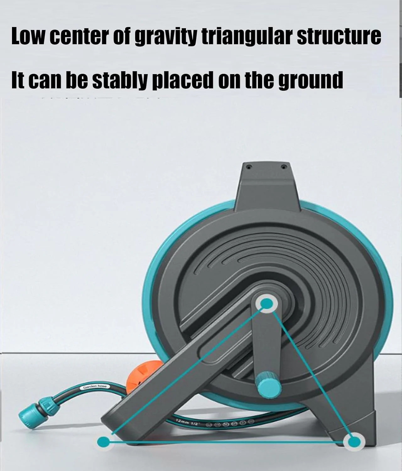Shuofan Portable Hose Reels Garden Hose Reel Irrigation Trolley in DEMO - Image 7