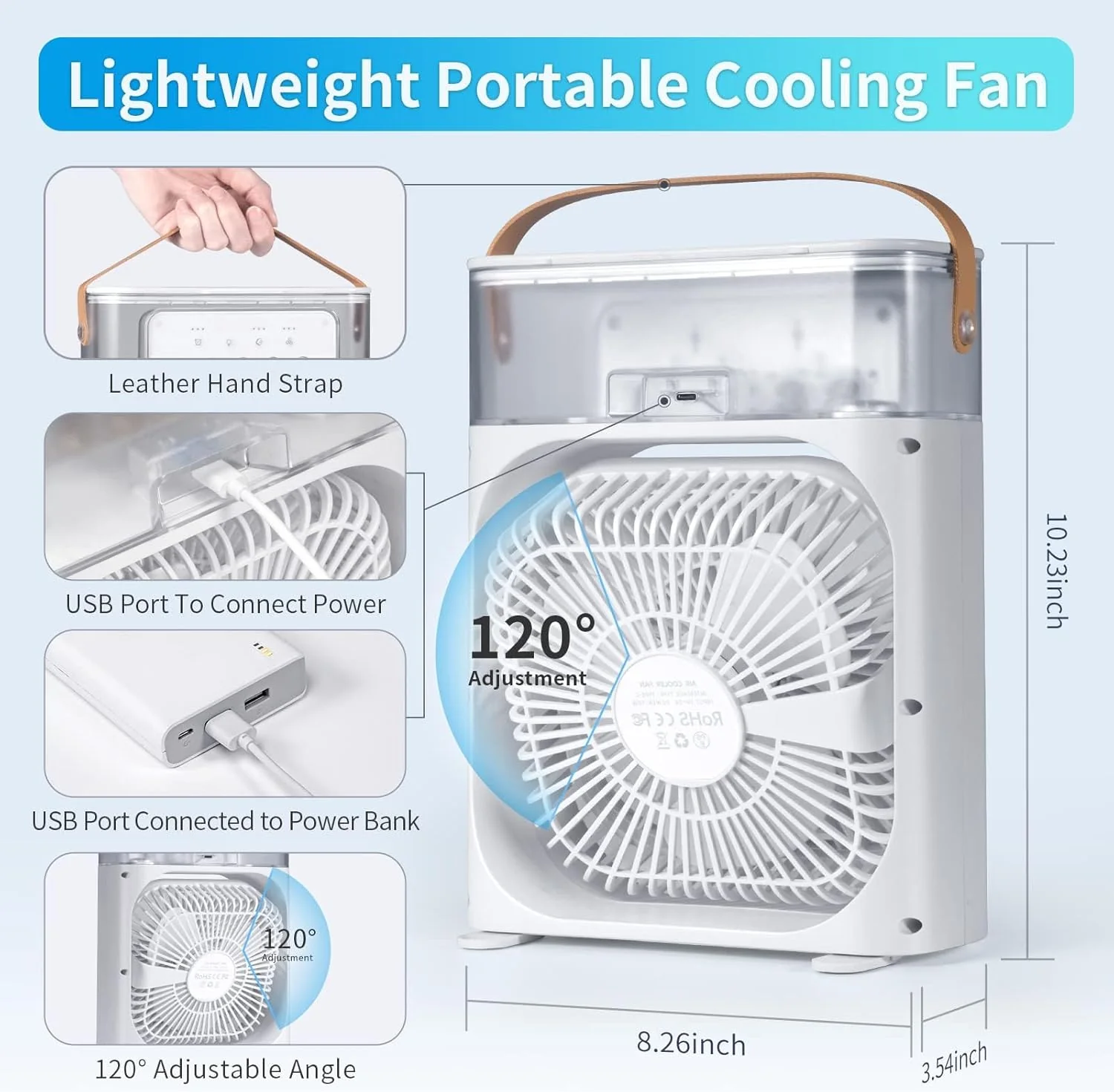 QUIXNOVA Evaporative Mobile Air Conditioners Air Cooler with LED DEMO - Image 5