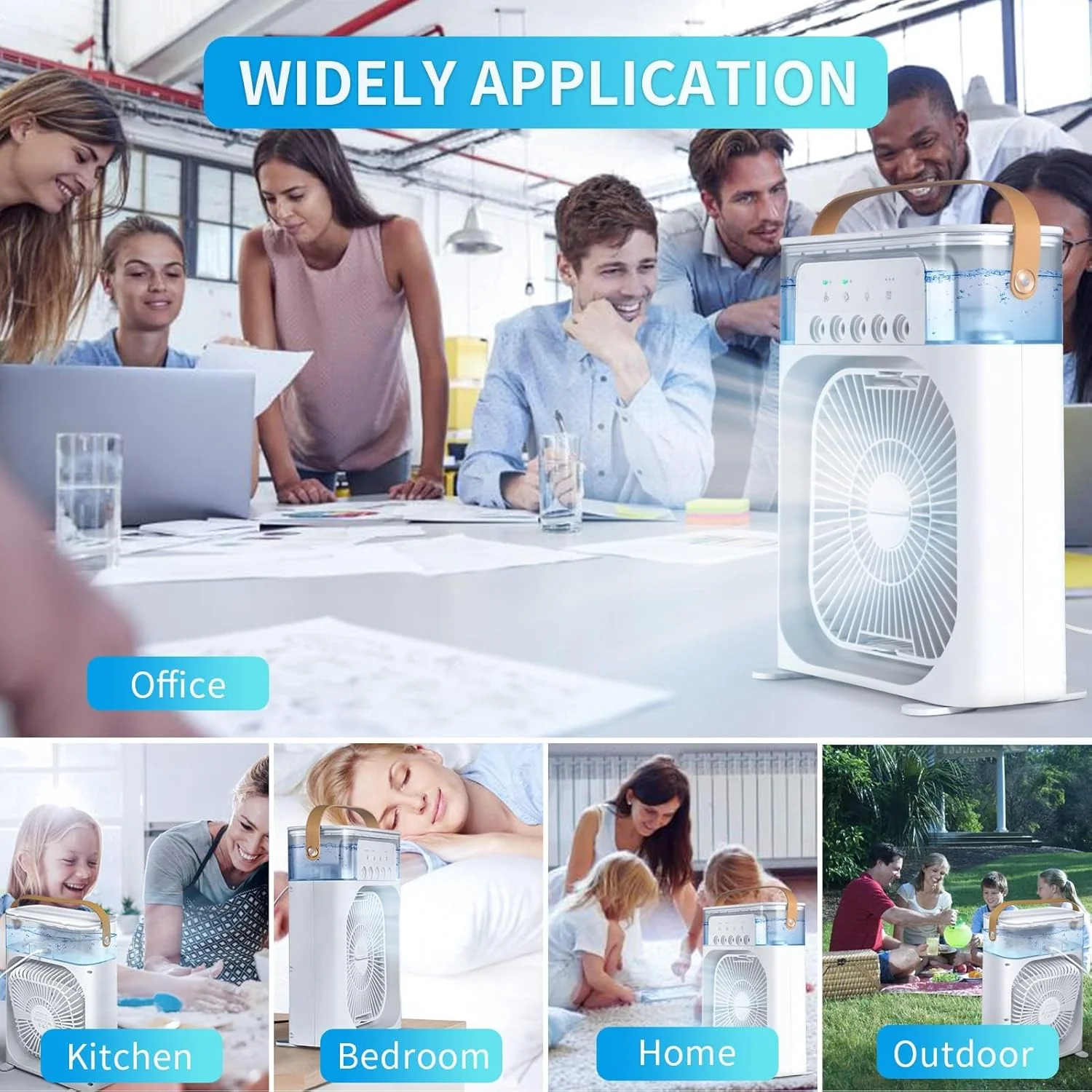 QUIXNOVA Evaporative Mobile Air Conditioners Air Cooler with LED DEMO - Image 8