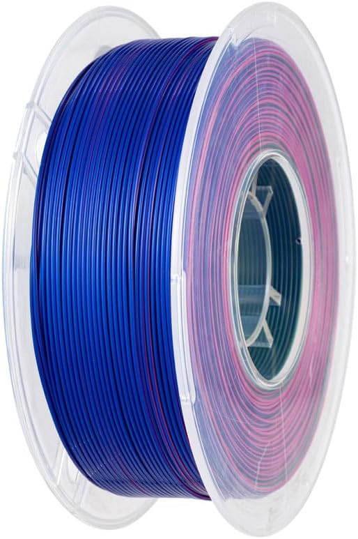 CC3D Silk Tri-Color PLA Filament for 3D Printing Red Blue Green 1.75mm 1KG NEW - Image 5