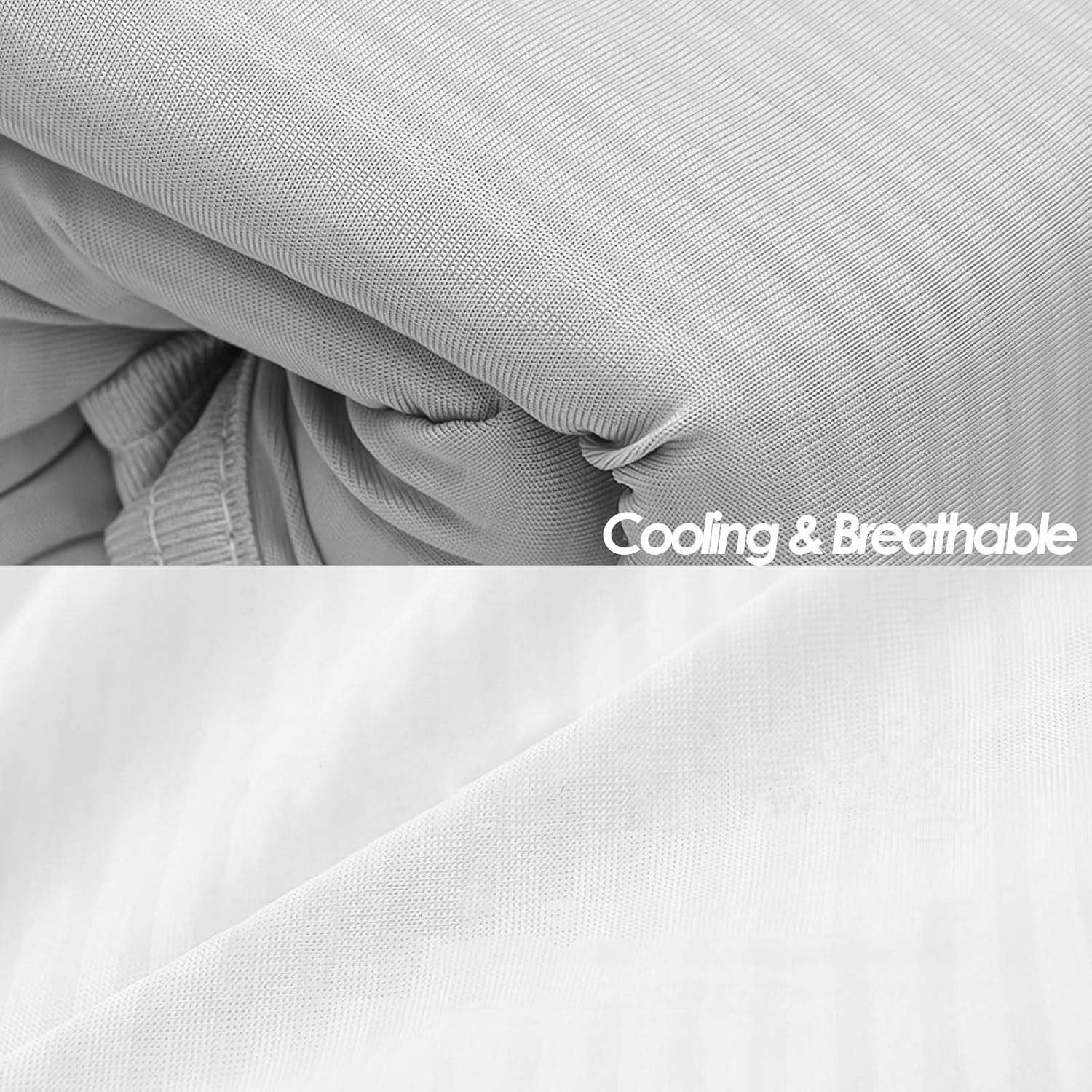 Croch Cooling Fiber Blanket for Hot Sleepers, Grey 150x200cm Twin Throw NEW - Image 4