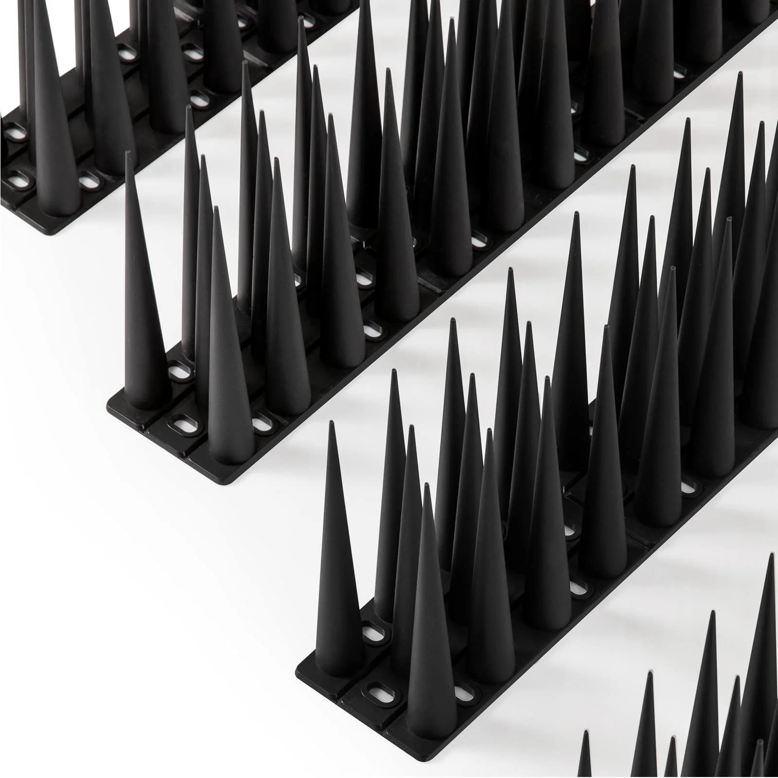OFFO Black Bird Spikes to Deter Pigeons, Sparrows & Other Pests 10Pack NEW