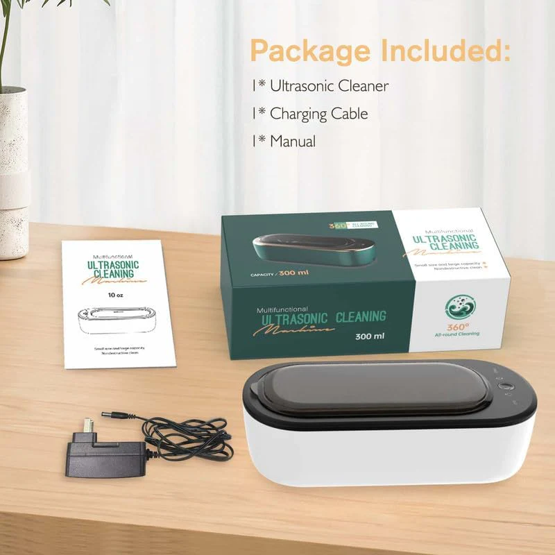 Bubbacare Ultrasonic Jewelry Cleaner Green Professional 45kHz Sonic Cleaning NEW - Image 7