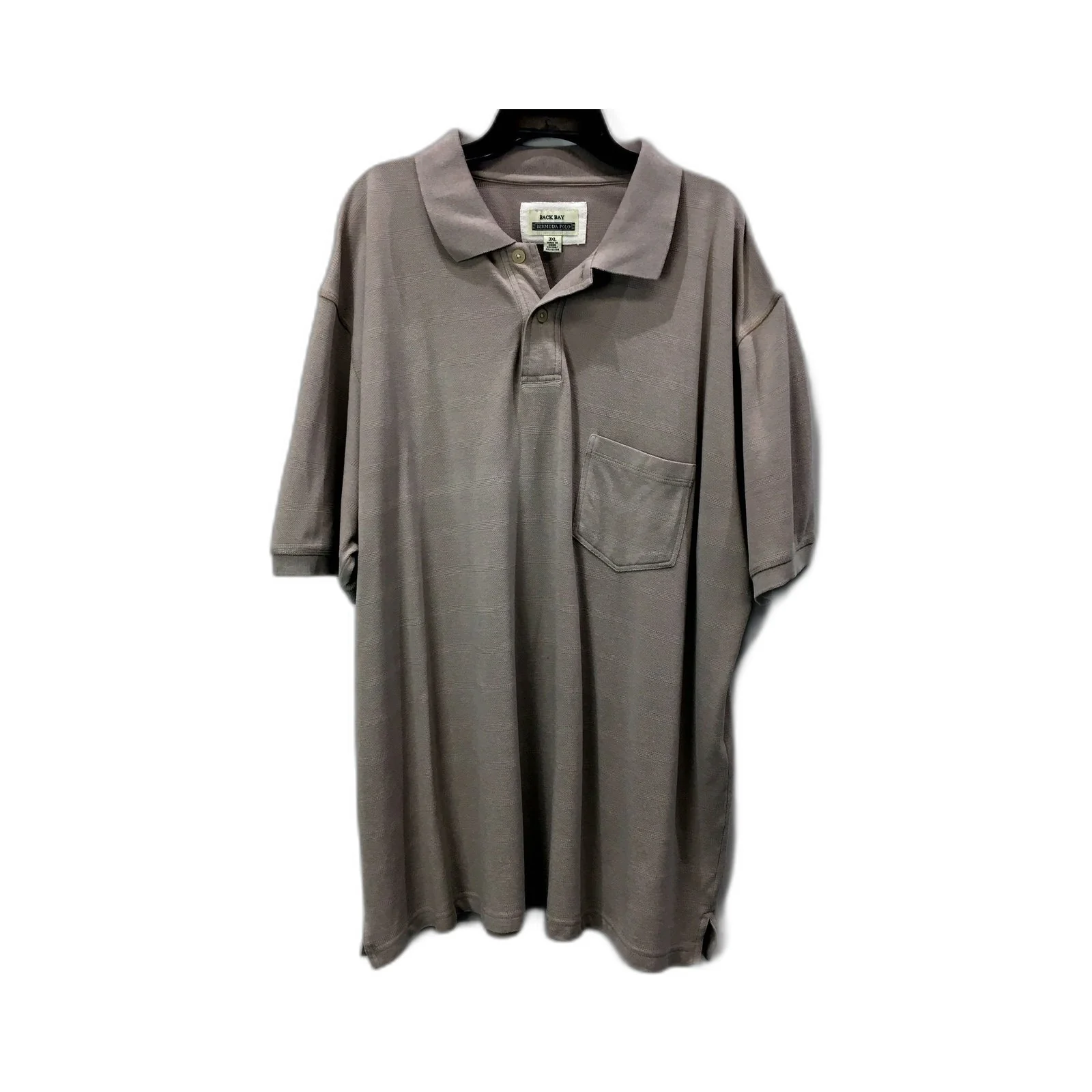 Back Bay Mens Beige Bermuda Polo Shirt - 3XL Size
