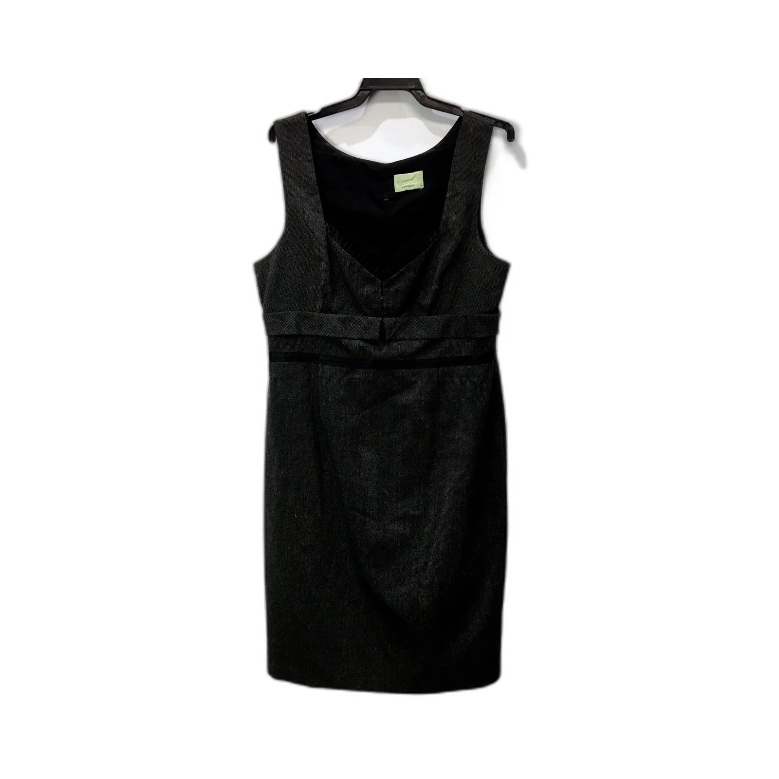 Review Womens Sleeveless Black Dress in Size 14