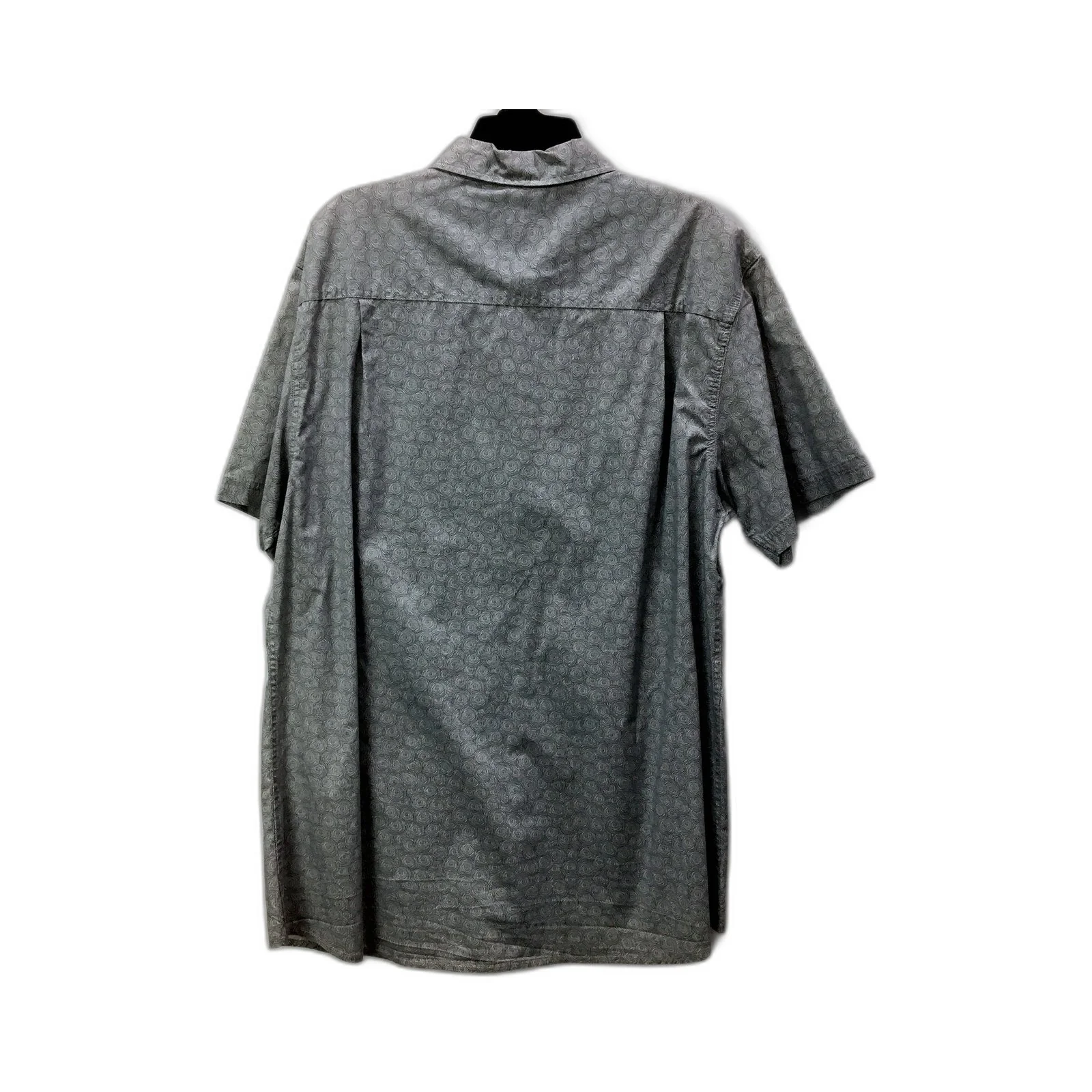 O'Neill Mens Gray Cotton Blend Button-Down Casual Shirt in Size L - Image 2