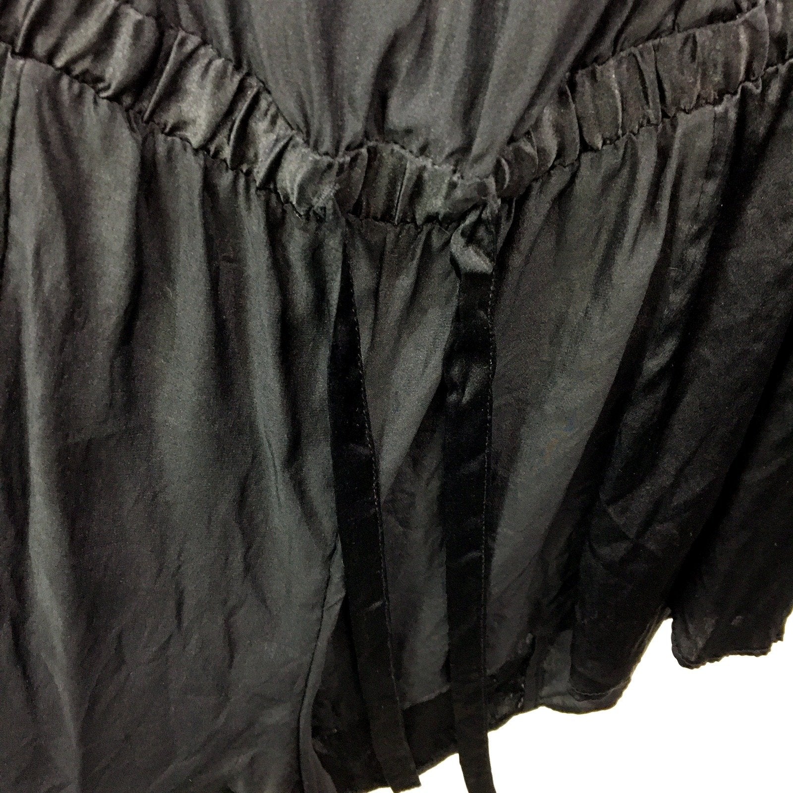 Women's Calvin Klein Silk Blend Romper in Black, Size M - Image 3