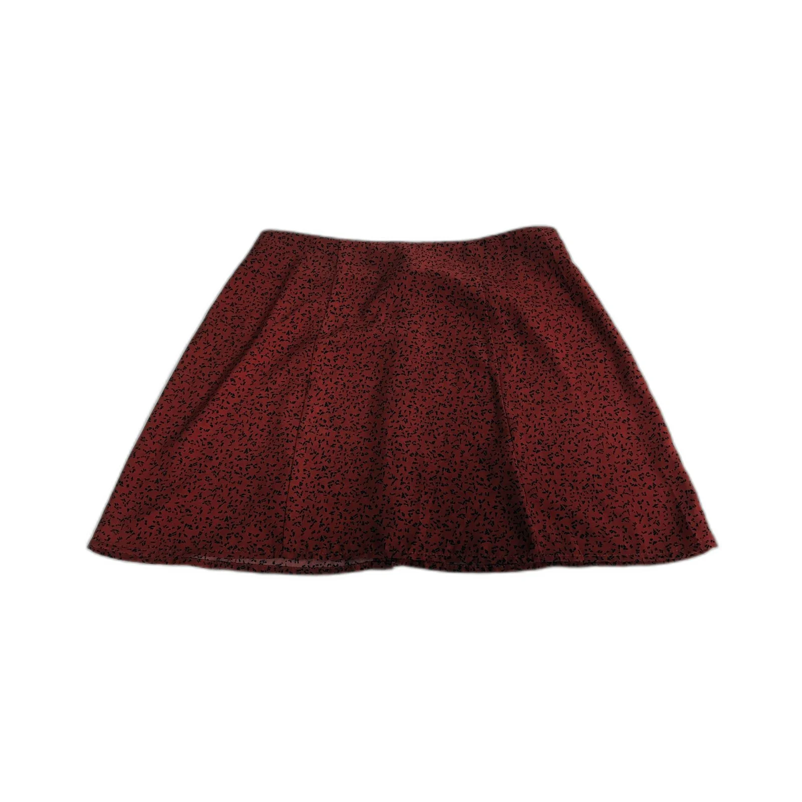 Beyond Womens 2-Piece Outfit Cropped Top High Waisted Skirt Red Sz 8 NEW - Image 3