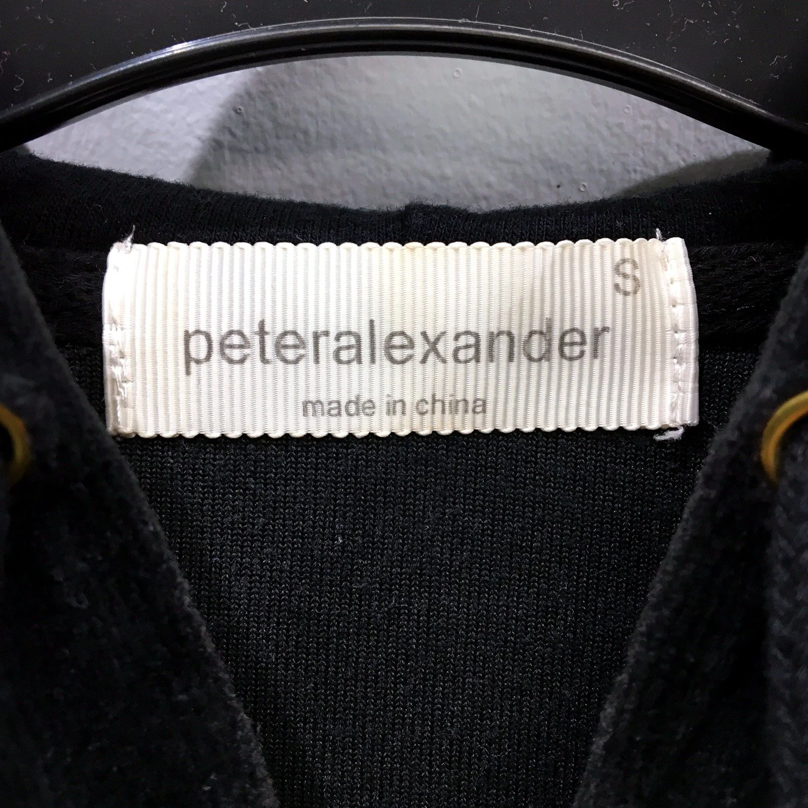 Peter Alexander Womens Black Zip-Up Pullover Sweatshirt Hoodie Size S - Image 4