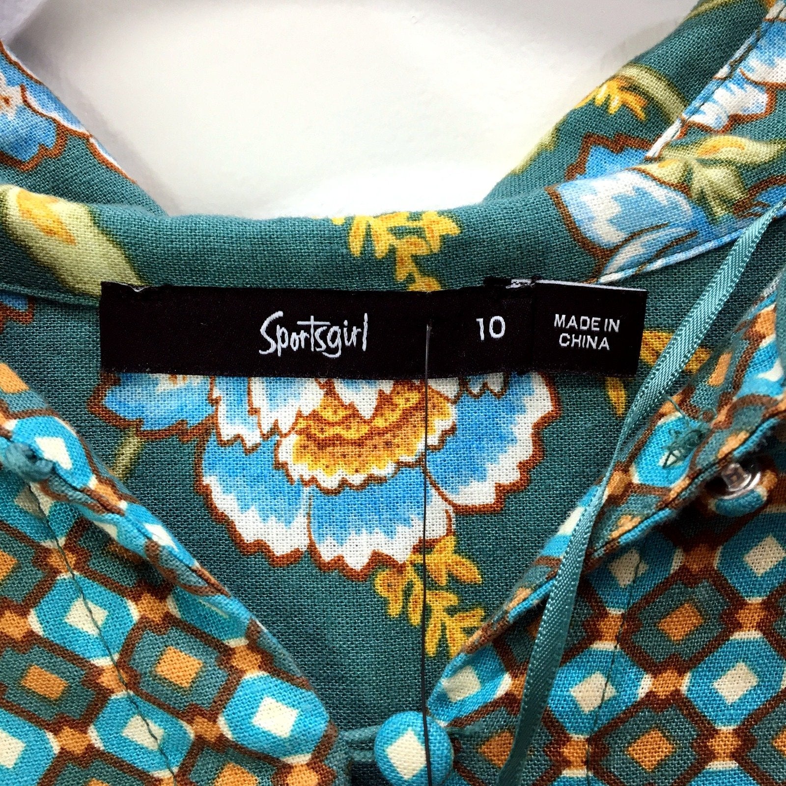 Sportsgirl Womens Floral Midi Dress Puff Sleeve Lightweight Multi Color NEW - Image 4
