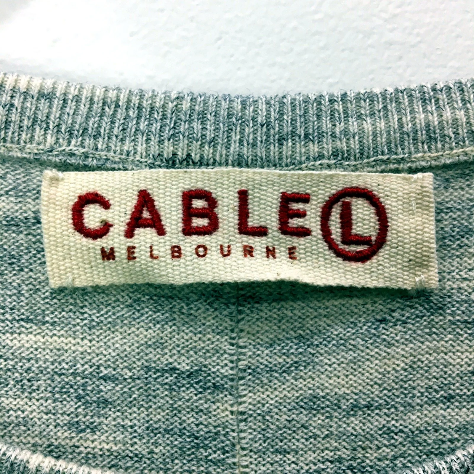 Cable Melbourne Womens Gray Pullover Sweatshirt Cozy Casual Style Size Large - Image 4