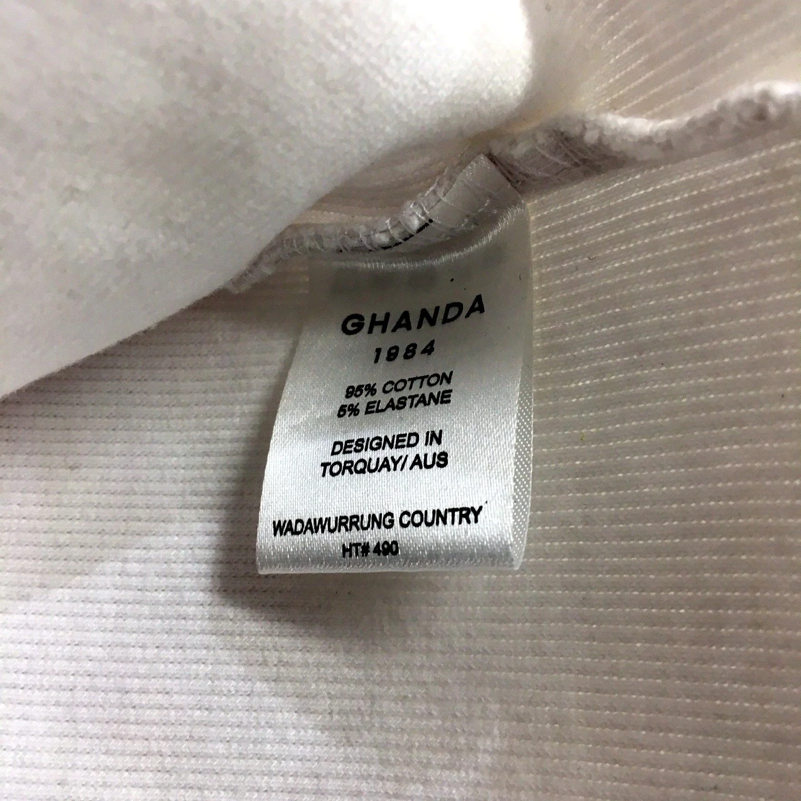 Ghanda Womens Pullover Cropped Tank Top in White, Size 10 - Image 4