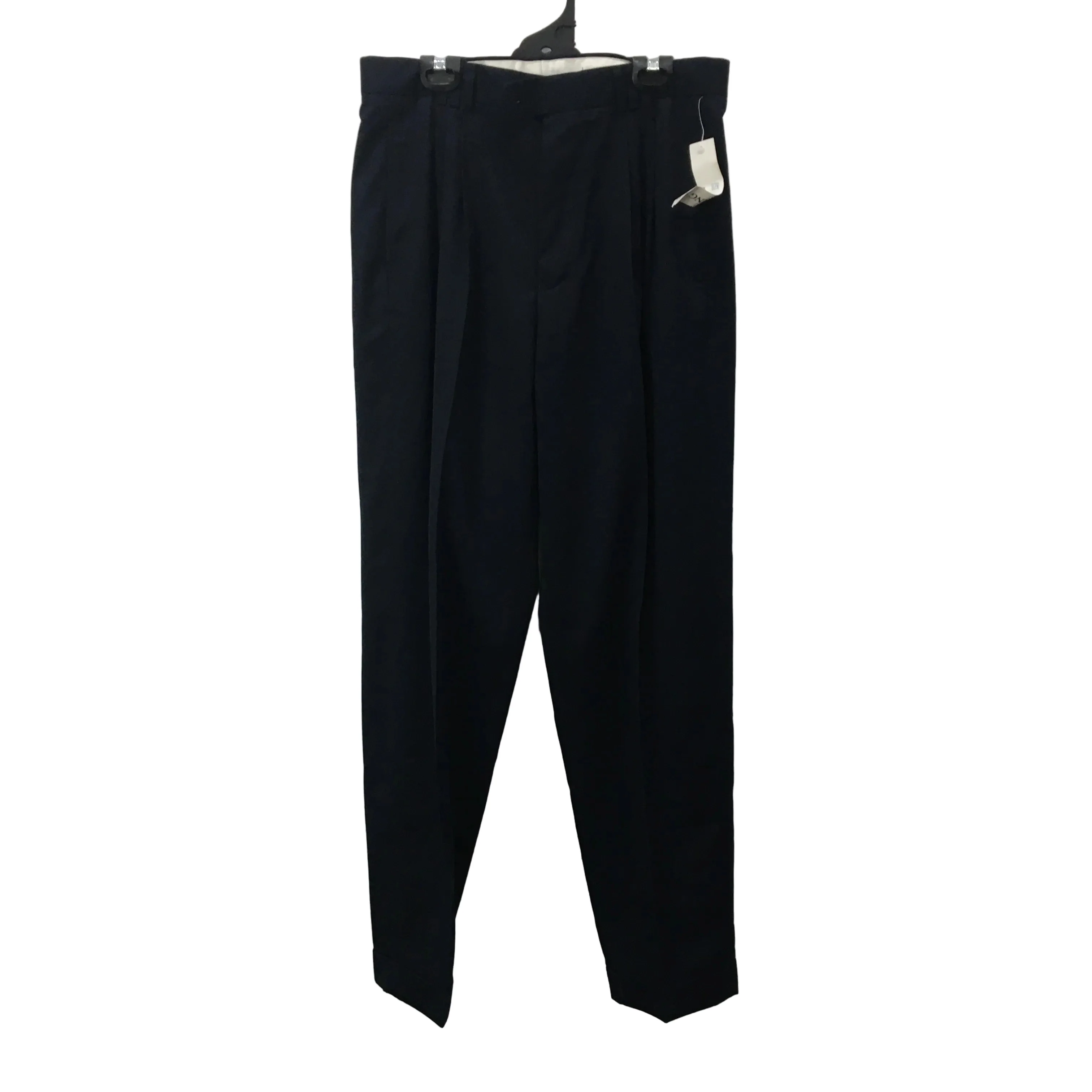 Barrington Bros Men's Formal Black Trousers Dress Pants Office Wear Size 87R NEW