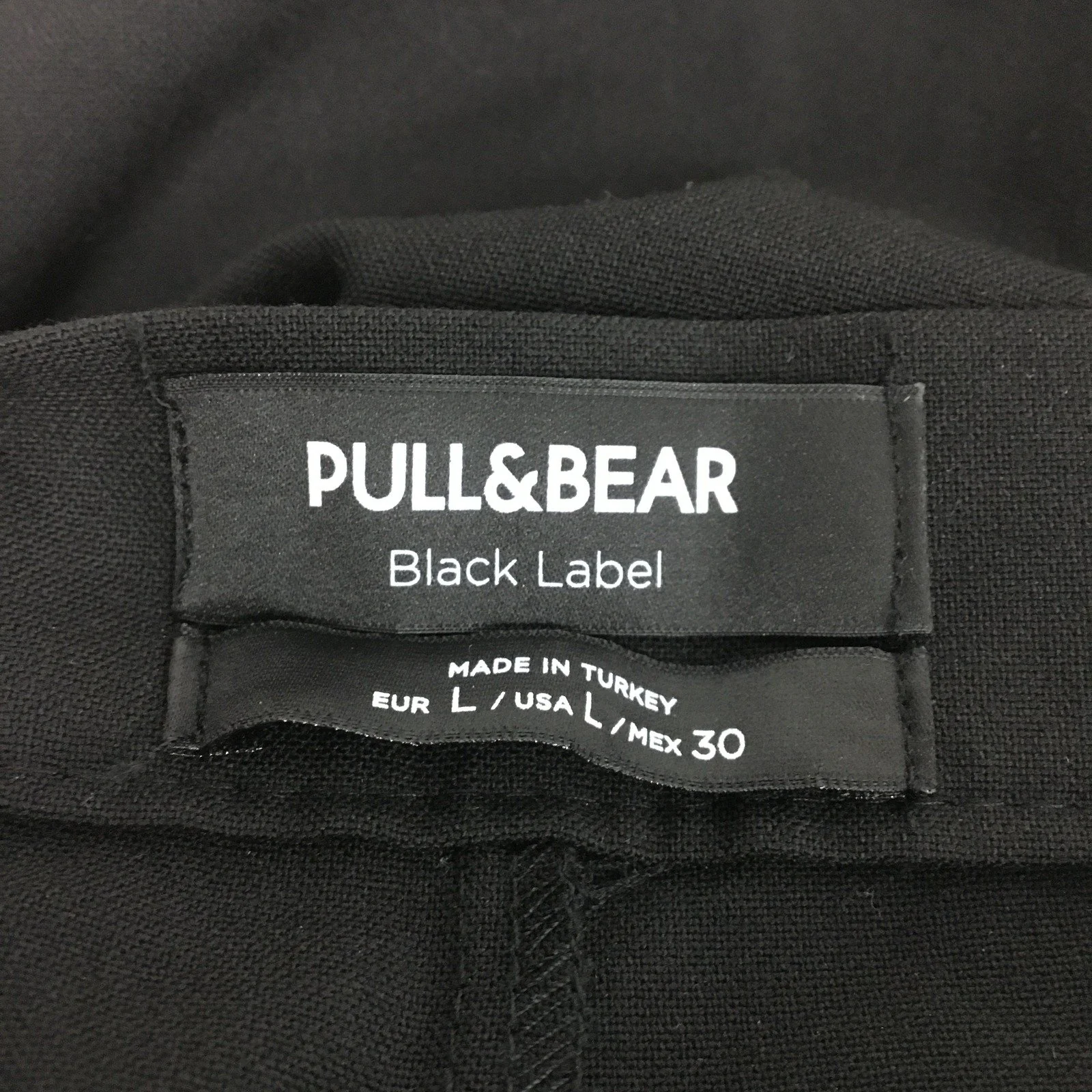 Pull&Bear Dress Pants Comfortable Black Womens Size L NEW - Image 4