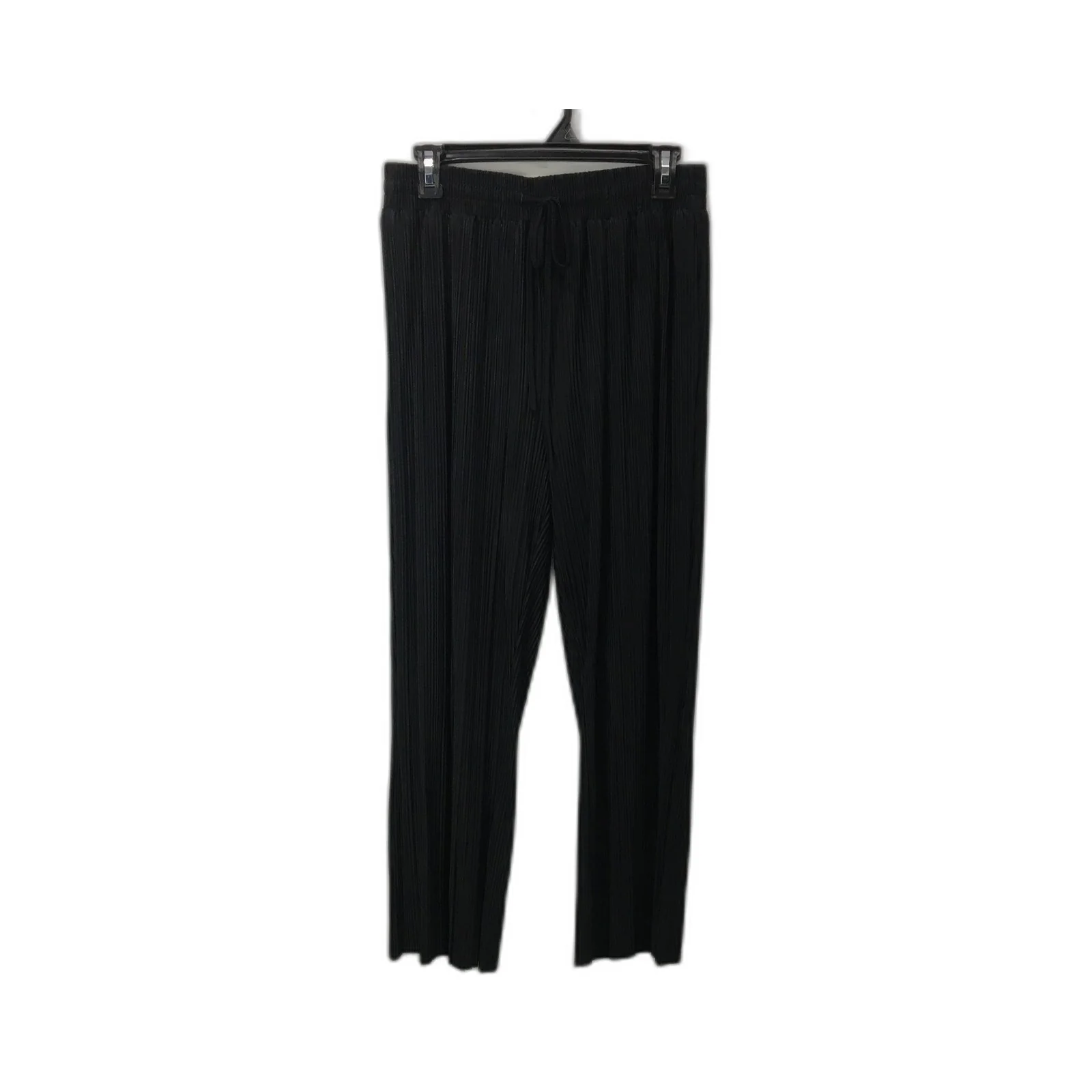 Decjuba Women's Pleated Elastic Waist Pants Black Size S - Image 2