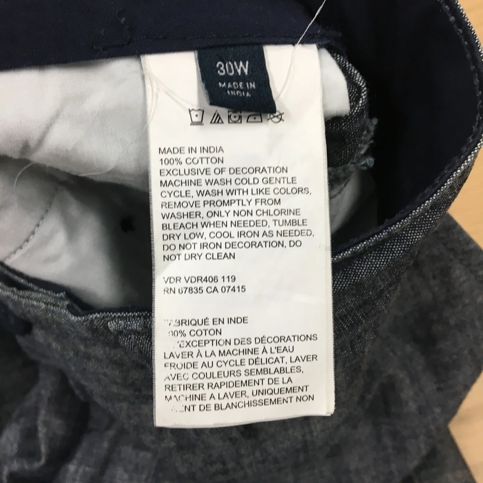 Nautica Men's Cotton Casual Shorts Gray Size 30 - Image 4