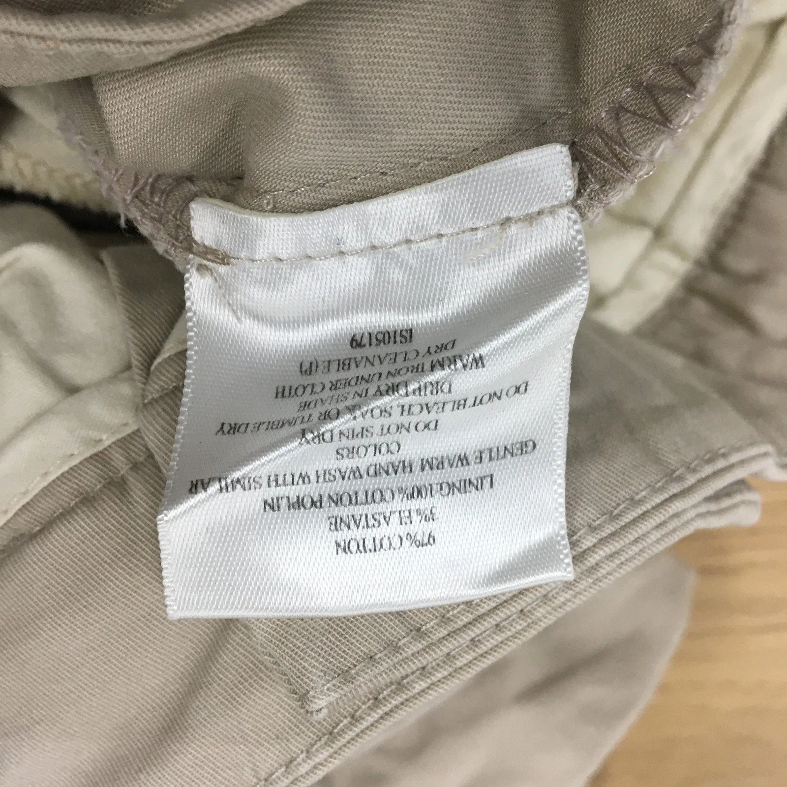 Ojay Pleated Casual Shorts Beige Relaxed Fit Comfortable Womens Size 10 - Image 3