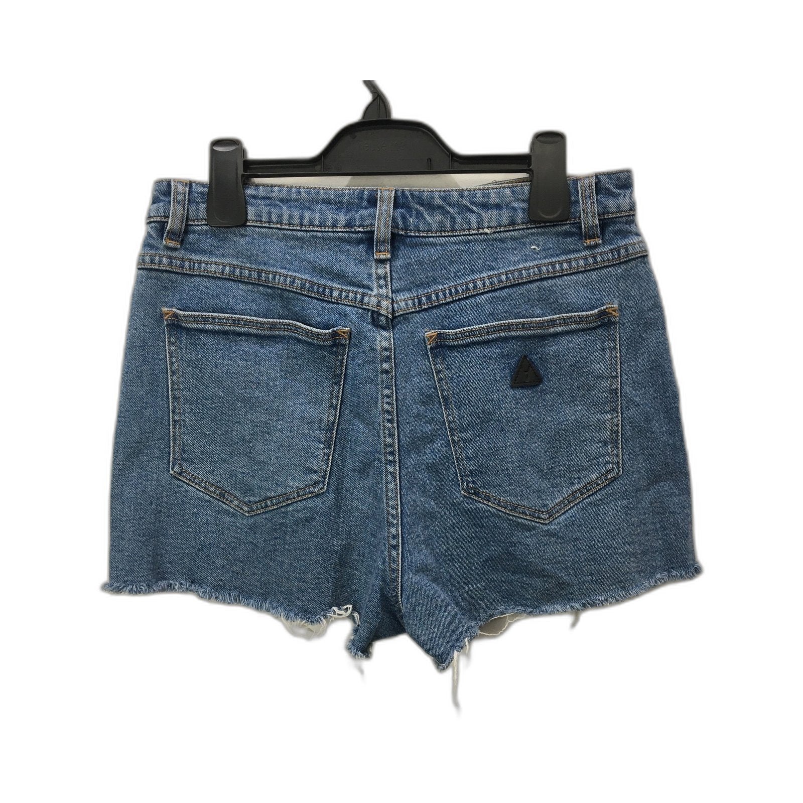 Abrand Jeans Women's Distressed Denim Shorts Blue Size 12 NEW - Image 2