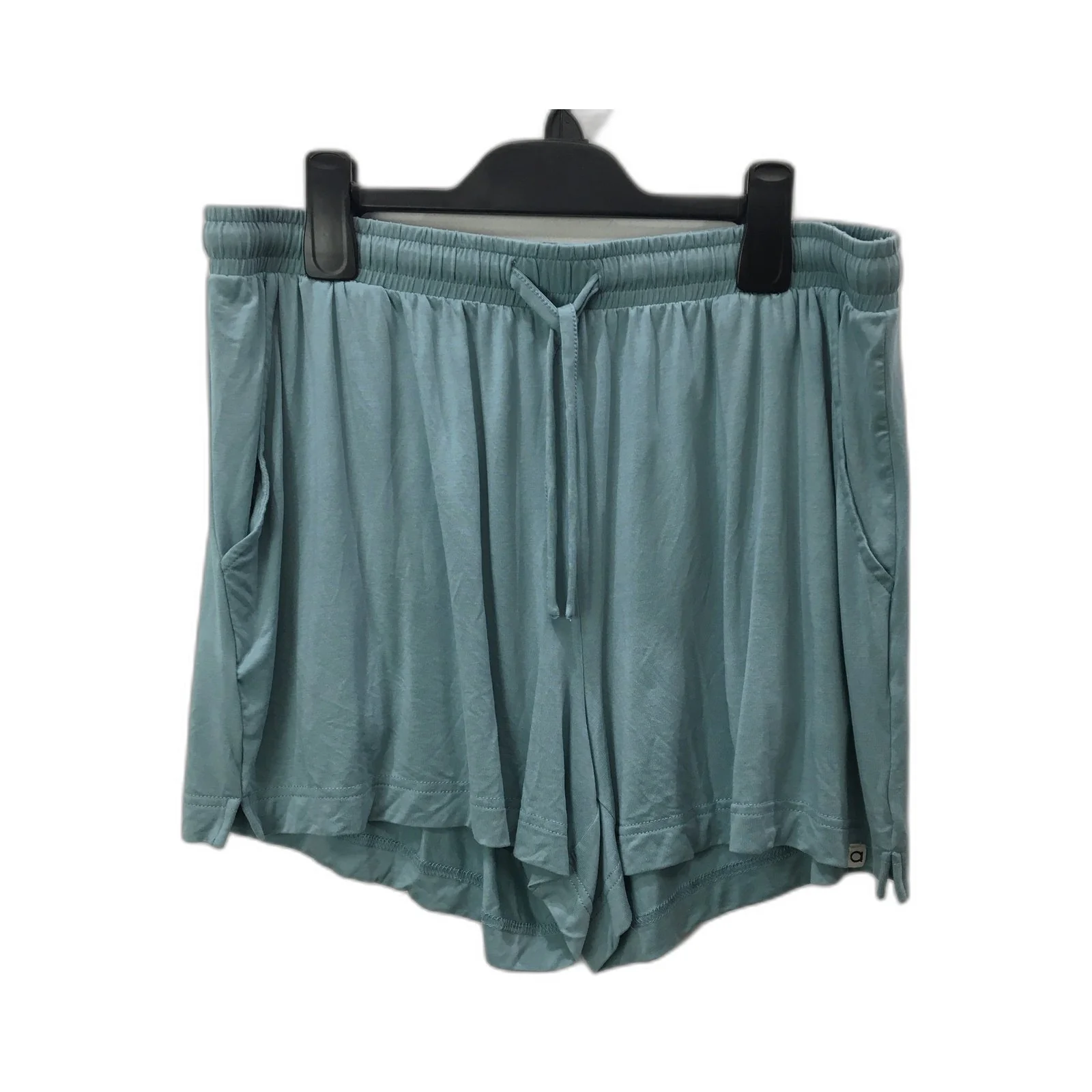 Ambra Lyocell Elastic Waist Drawstring Shorts Mint Green Women's Size XL NEW