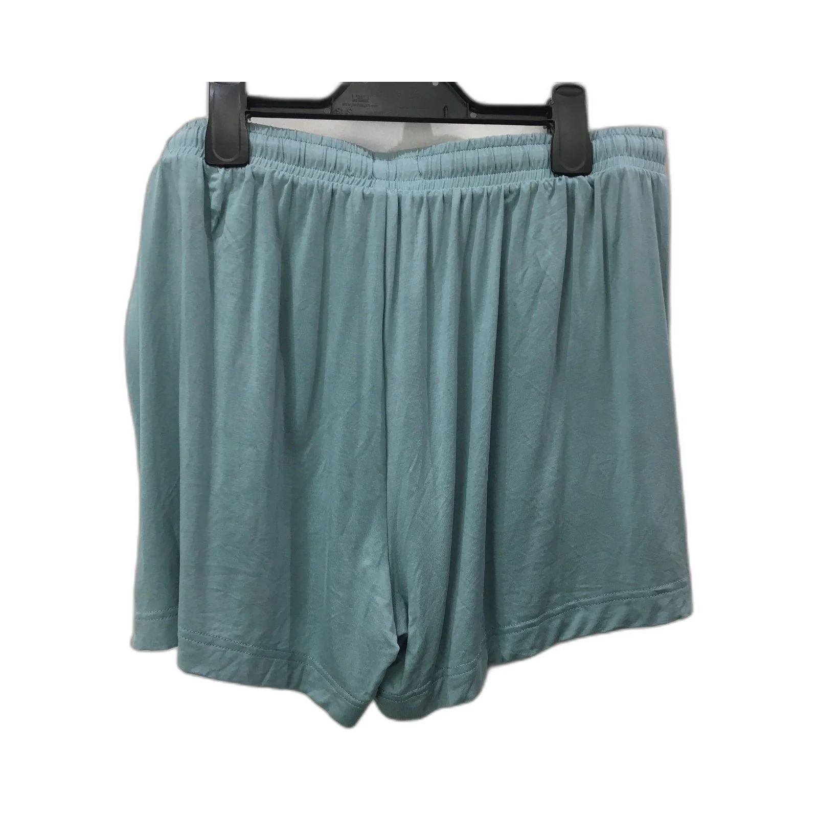 Ambra Lyocell Elastic Waist Drawstring Shorts Mint Green Women's Size XL NEW - Image 2