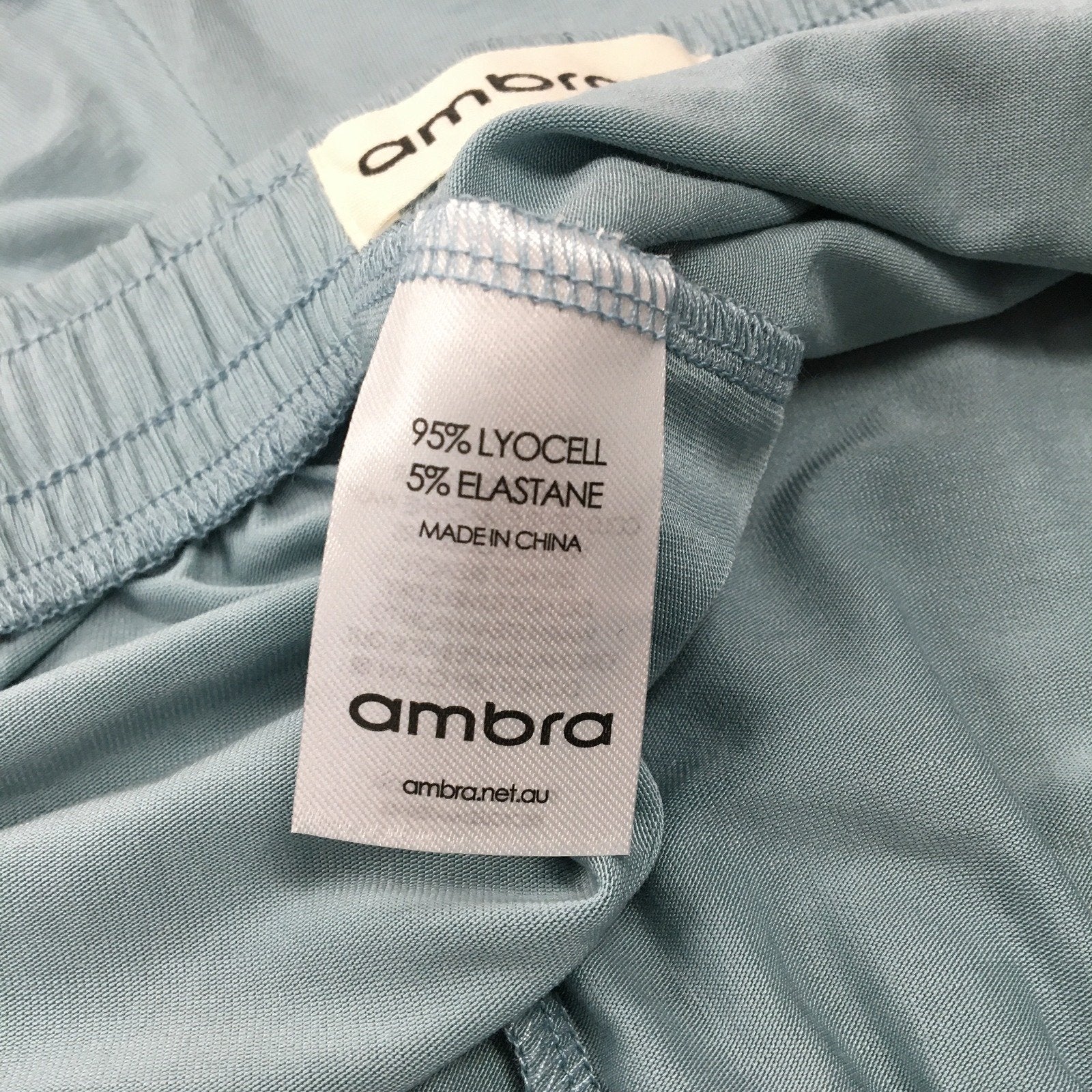 Ambra Lyocell Elastic Waist Drawstring Shorts Mint Green Women's Size XL NEW - Image 4