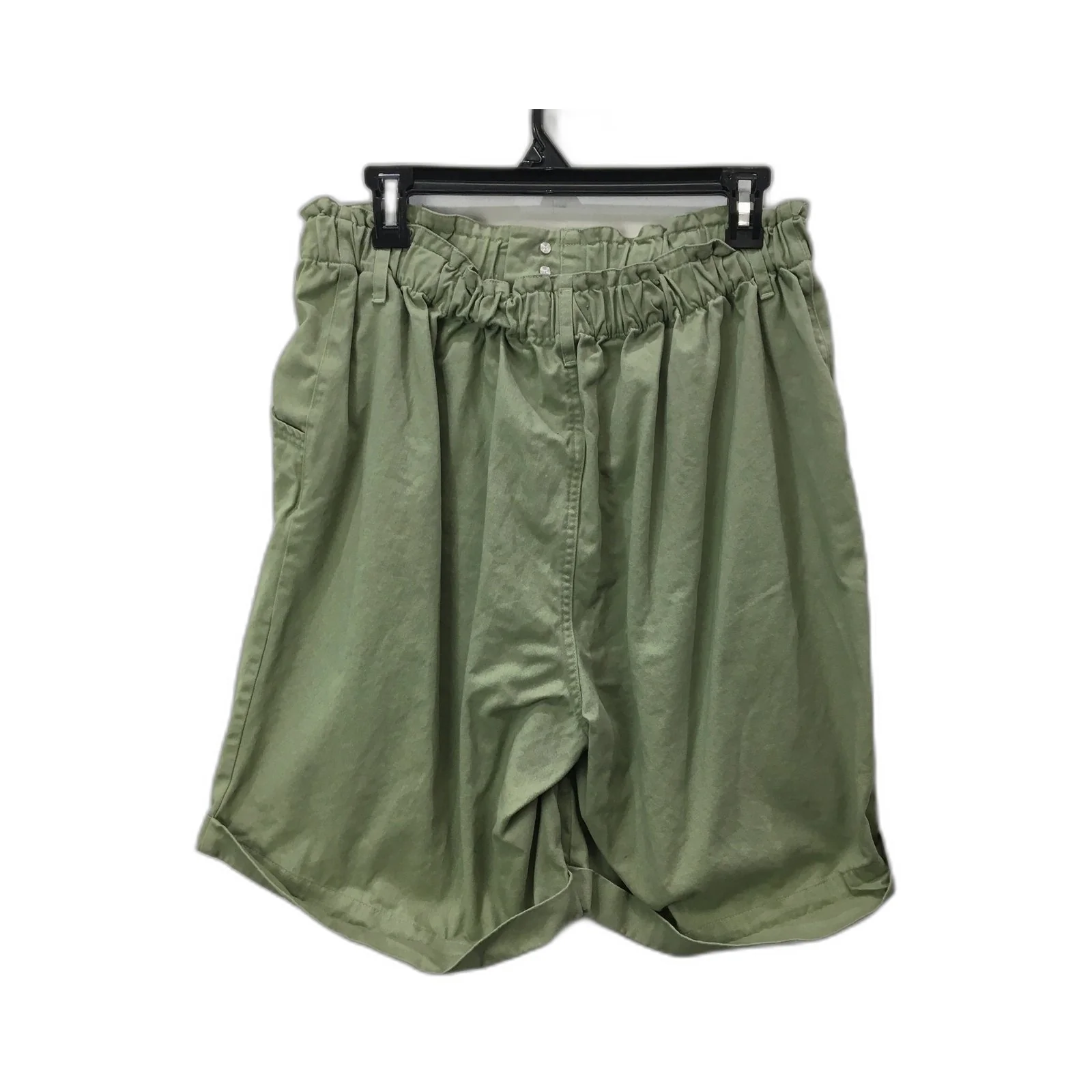 Suzannegrae Women's Cargo Shorts Olive Green Comfortable Cotton Blend Size 16 - Image 2