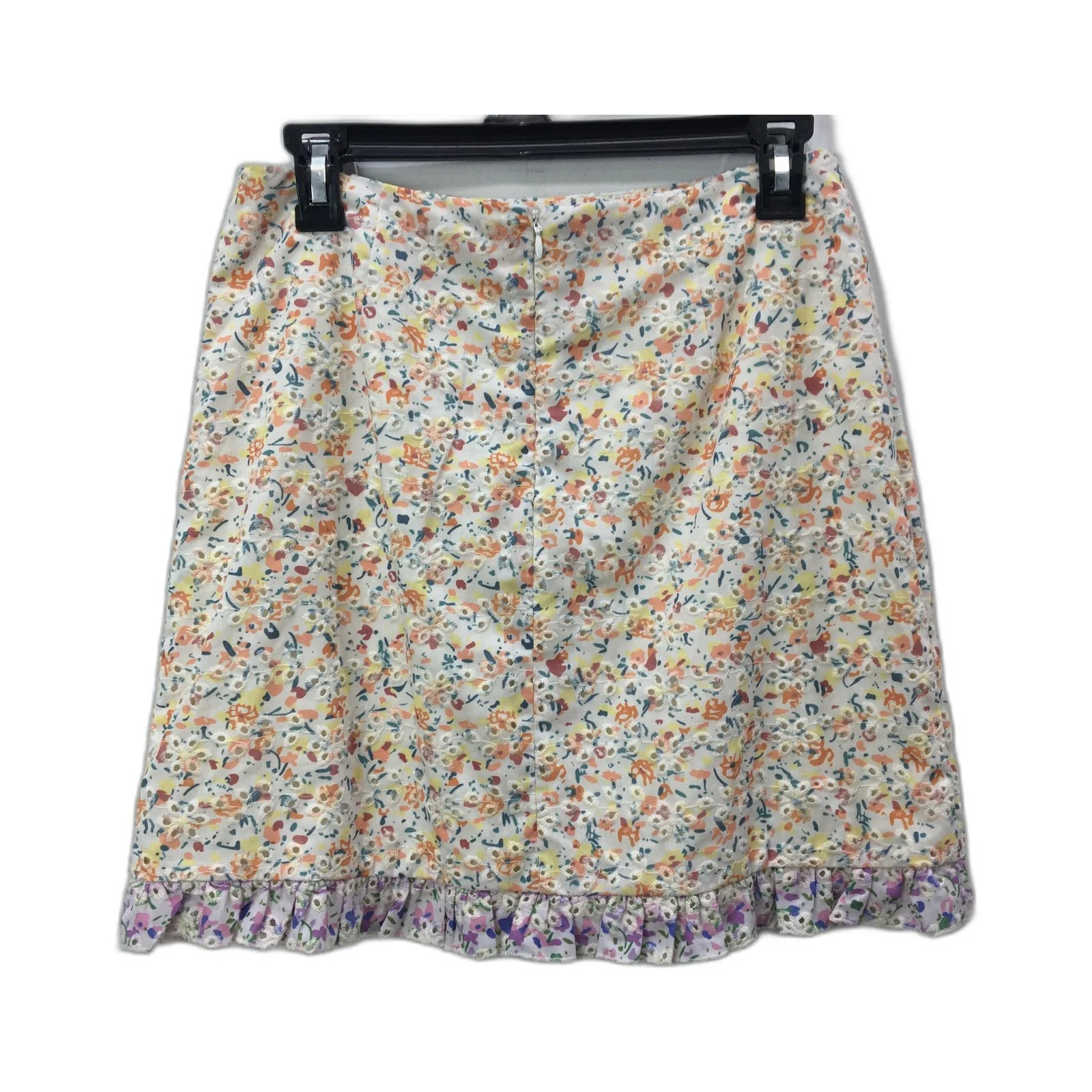 Ghanda 1984 Multicolor Floral Retro Style Skirt for Women Size 10 NEW - Image 2
