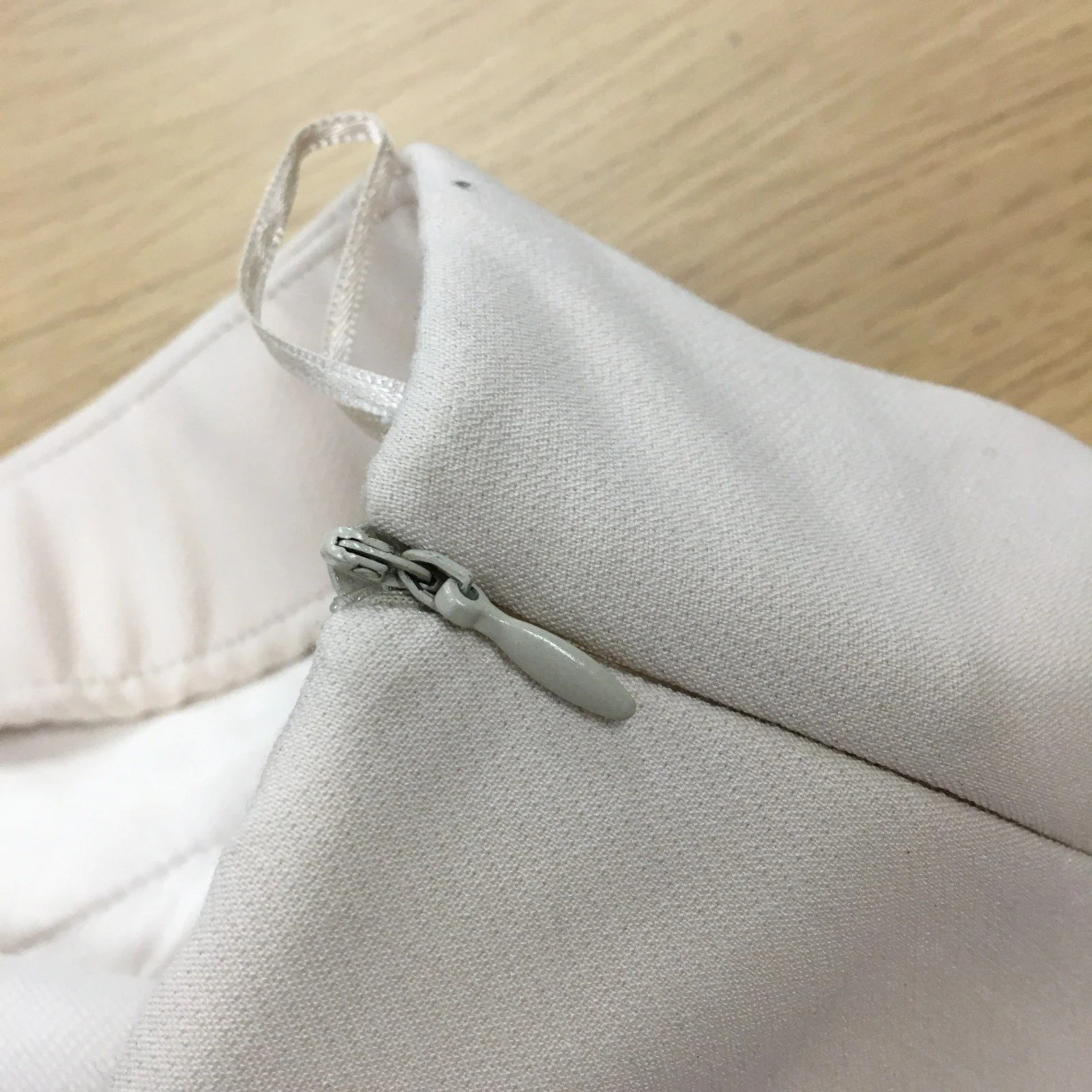 Zara Pleated Cotton Shorts Beige Belted Women's Size Large - Image 4