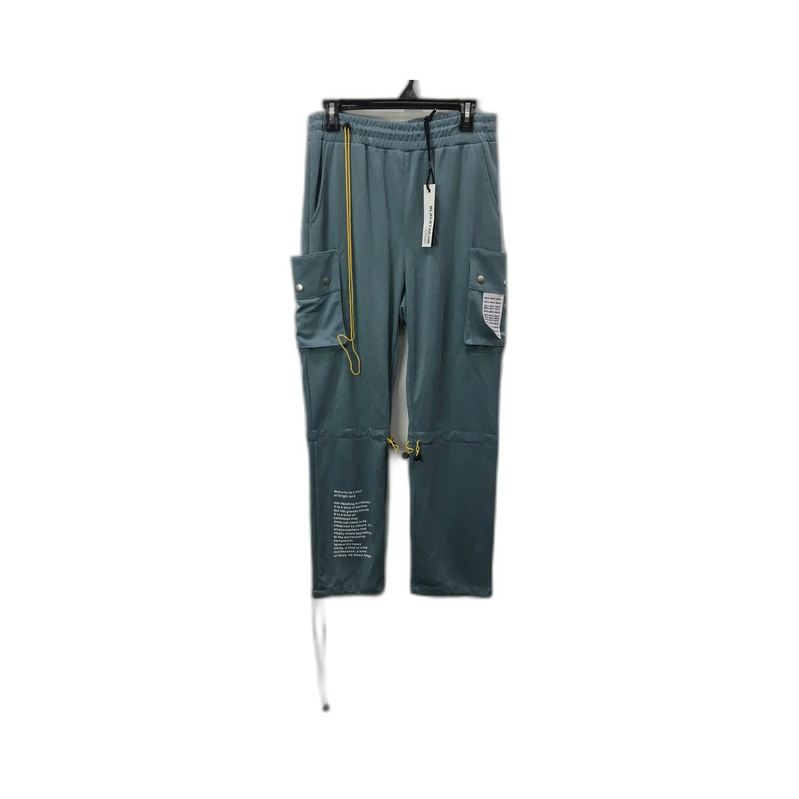 BlackTailor Cargo Pants with Drawstring Waist Slate Gray Size 32 NEW - Image 2