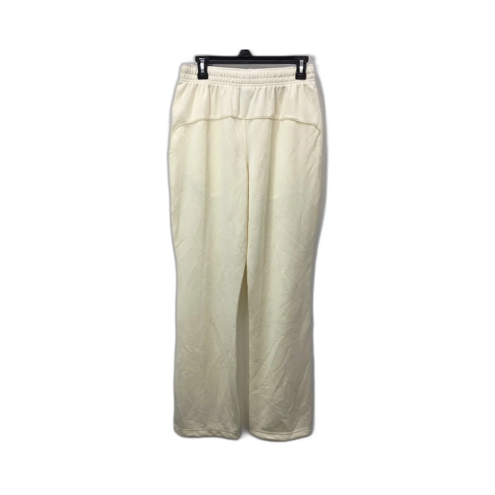 ASICS Cream Polyester Sweatpants Comfortable Athletic Pants Women's Size S NEW - Image 2
