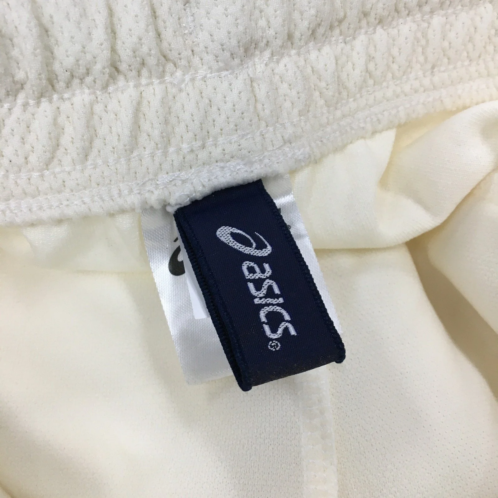 ASICS Cream Polyester Sweatpants Comfortable Athletic Pants Women's Size S NEW - Image 3
