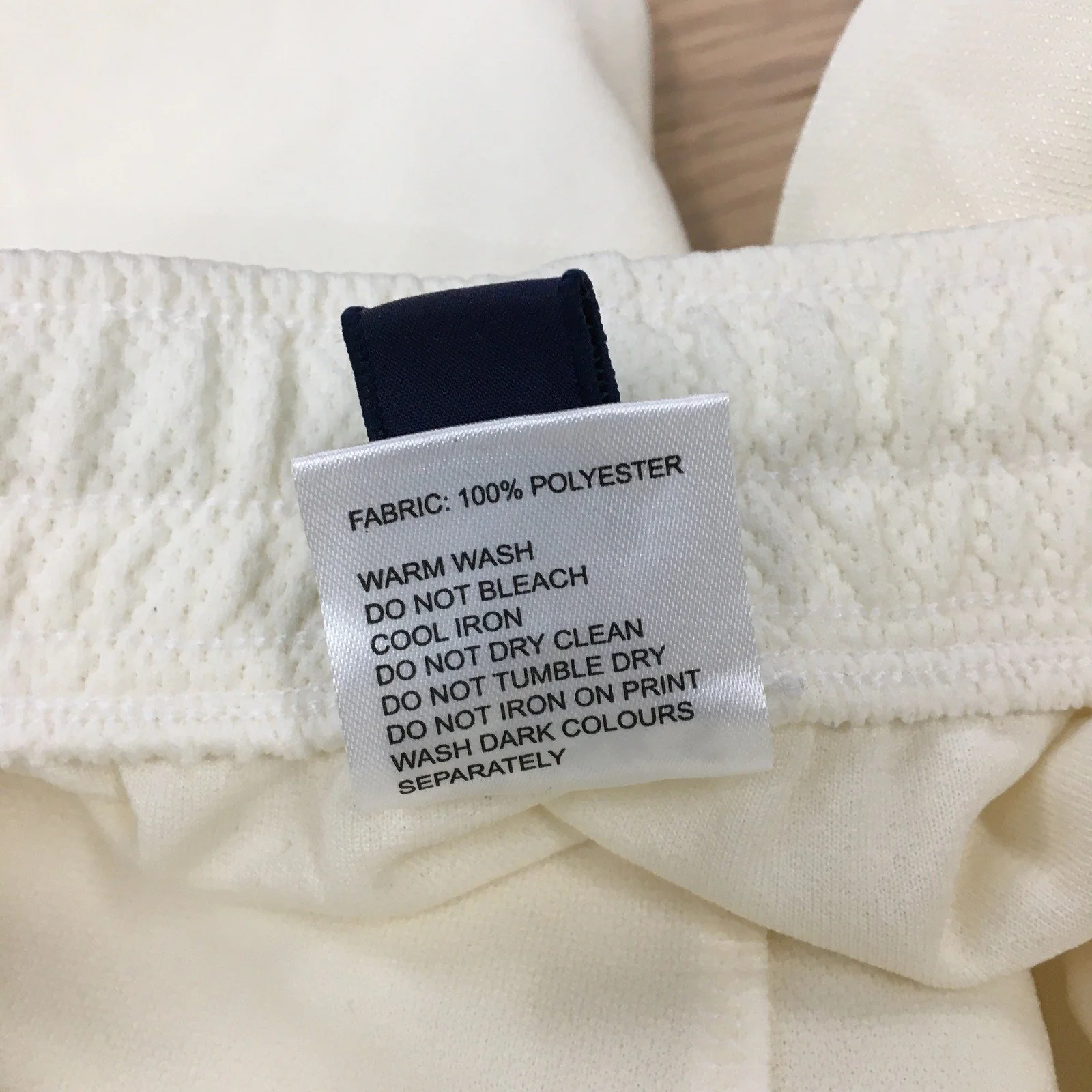 ASICS Cream Polyester Sweatpants Comfortable Athletic Pants Women's Size S NEW - Image 5