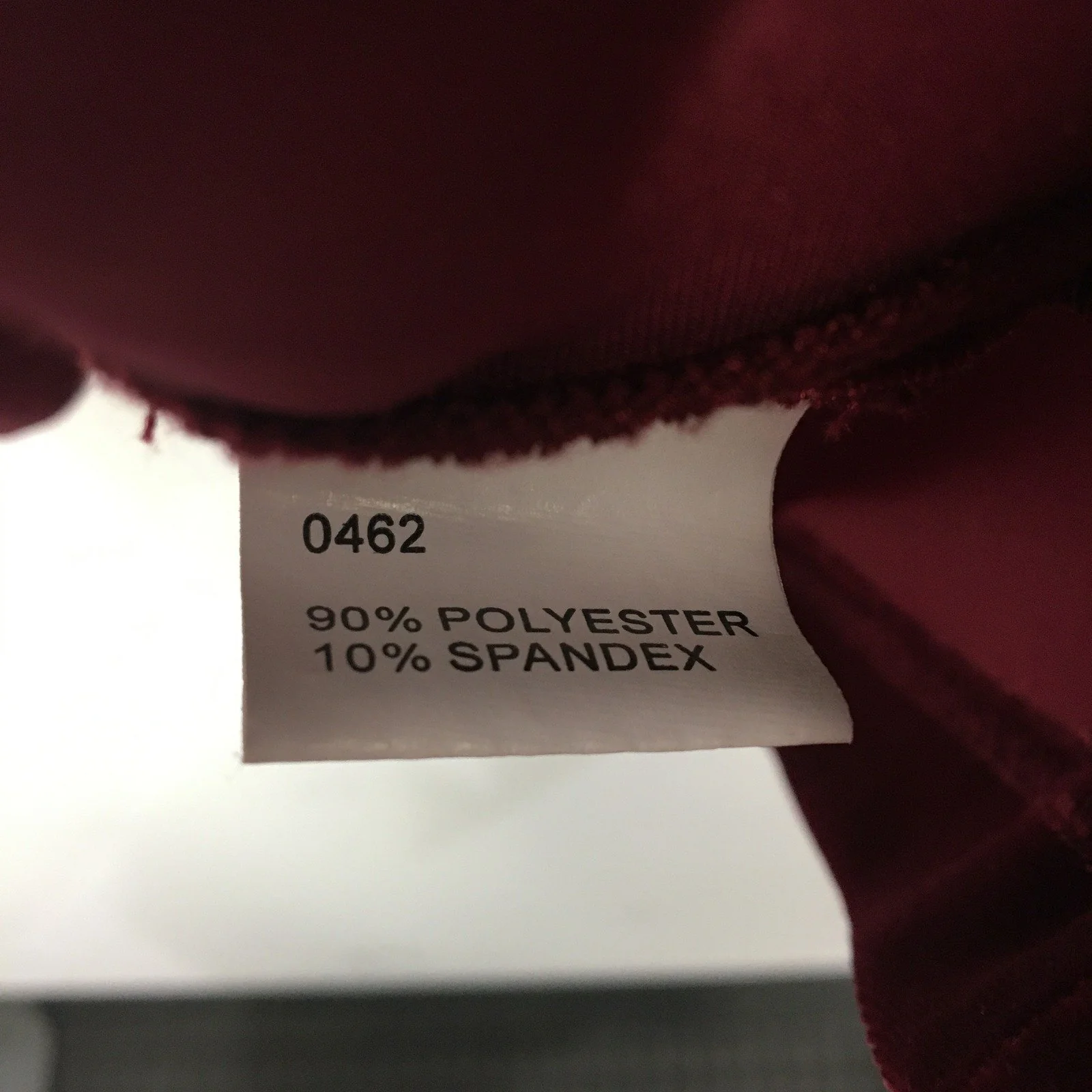 RSVP Velvet Long Sleeve Top Burgundy Women's Size XL - Image 3
