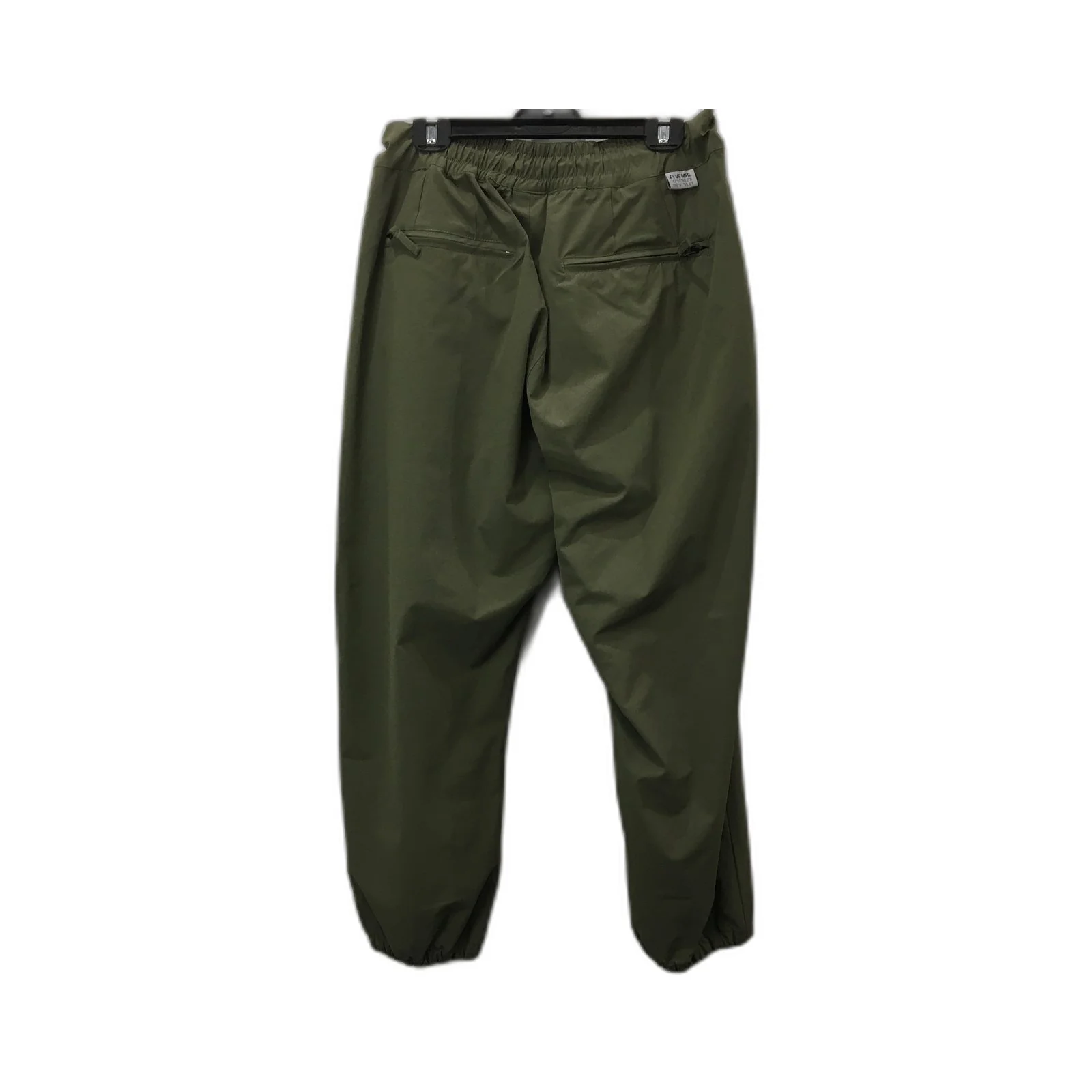 FYVE Loose Fit Unisex Waterproof Joggers Pants Olive Green Size S NEW - Image 2