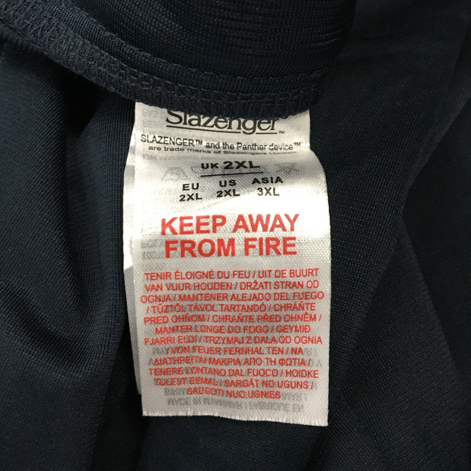 Slazenger Athletic Sweatpants Black Comfortable Relaxed Fit Size 2XL - Image 4