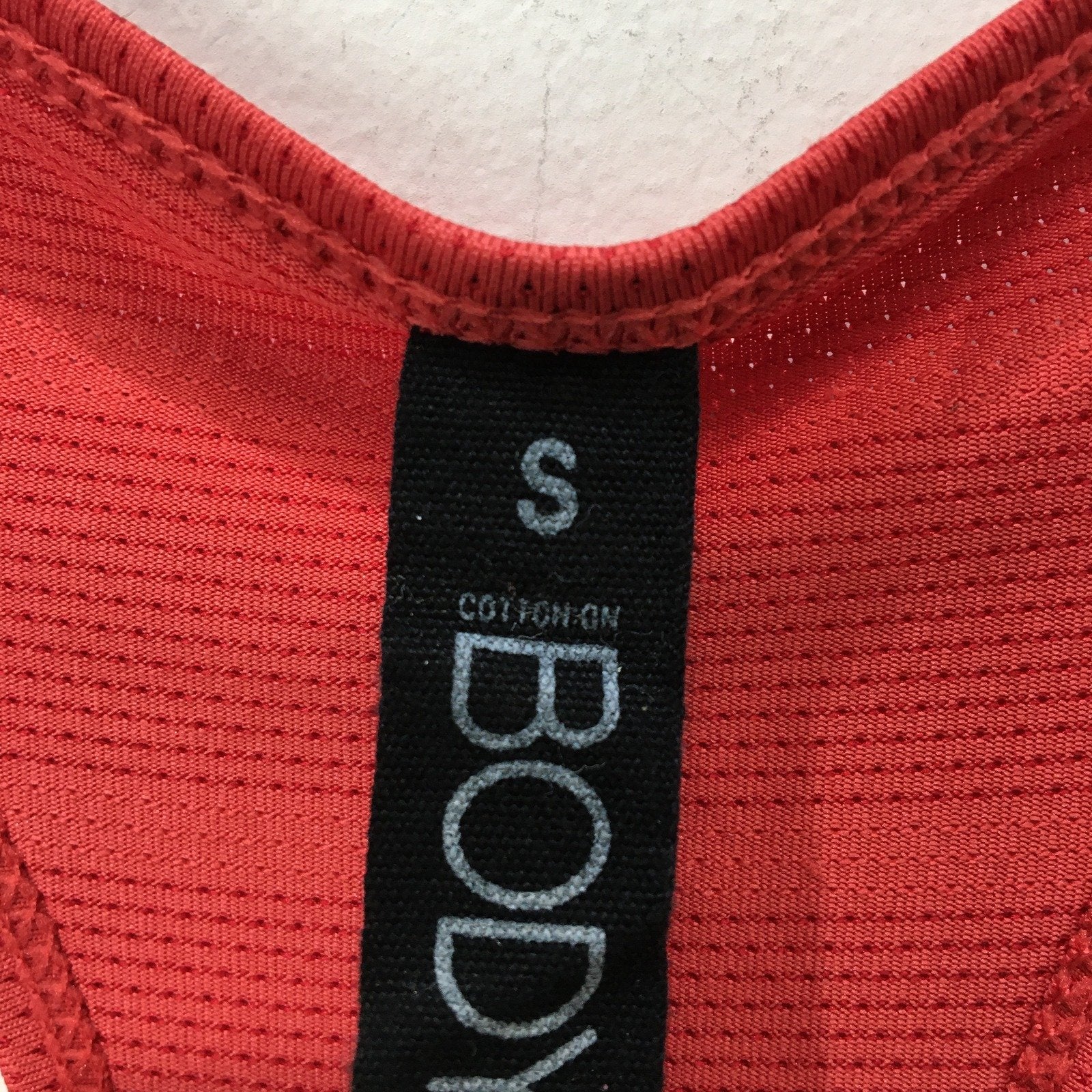 Cotton On Body Racerback Tank Top Women's Workout Athletic Red Size S - Image 4