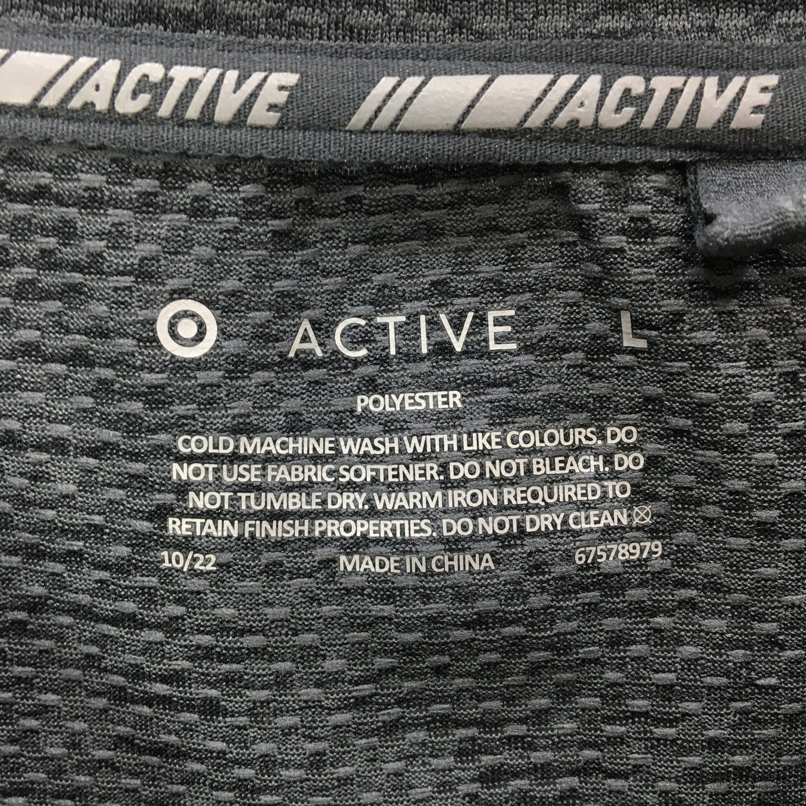 Active Gray Pullover Sweatshirt Unisex Workout Top Comfortable Soft Fit Size L - Image 4
