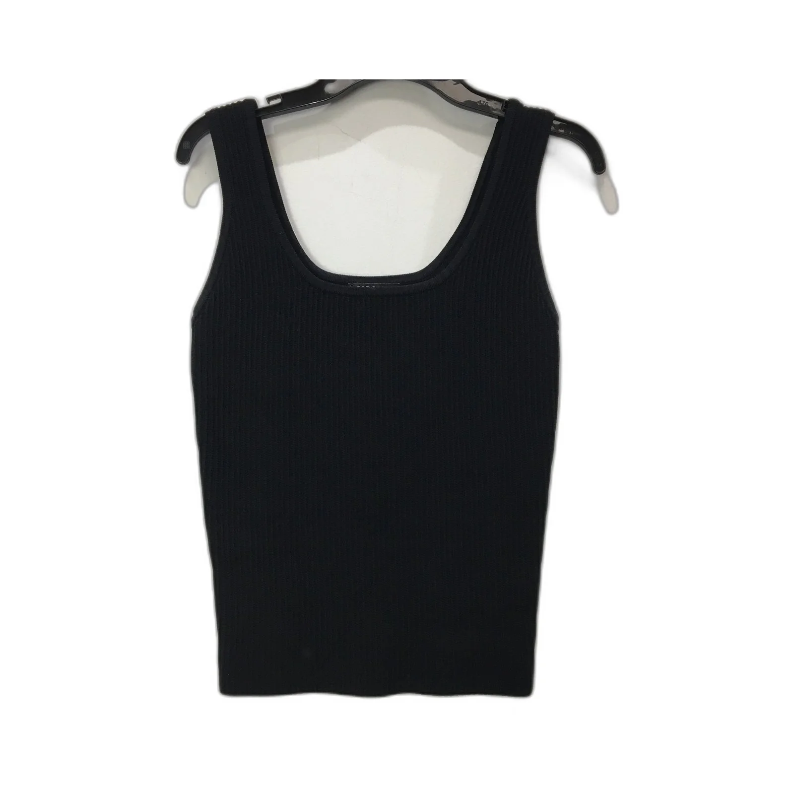 Forcast Ribbed Tank Top Women's Comfortable Soft Black Size Small