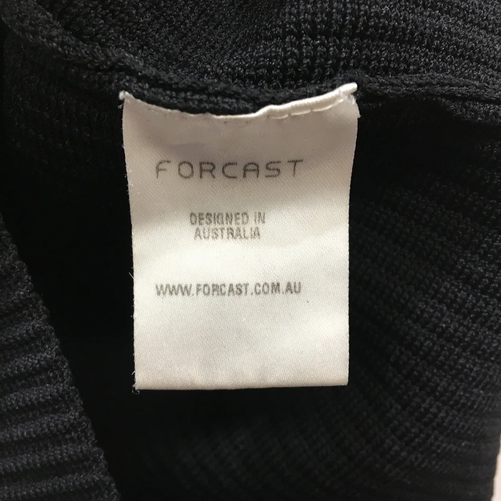 Forcast Ribbed Tank Top Women's Comfortable Soft Black Size Small - Image 5