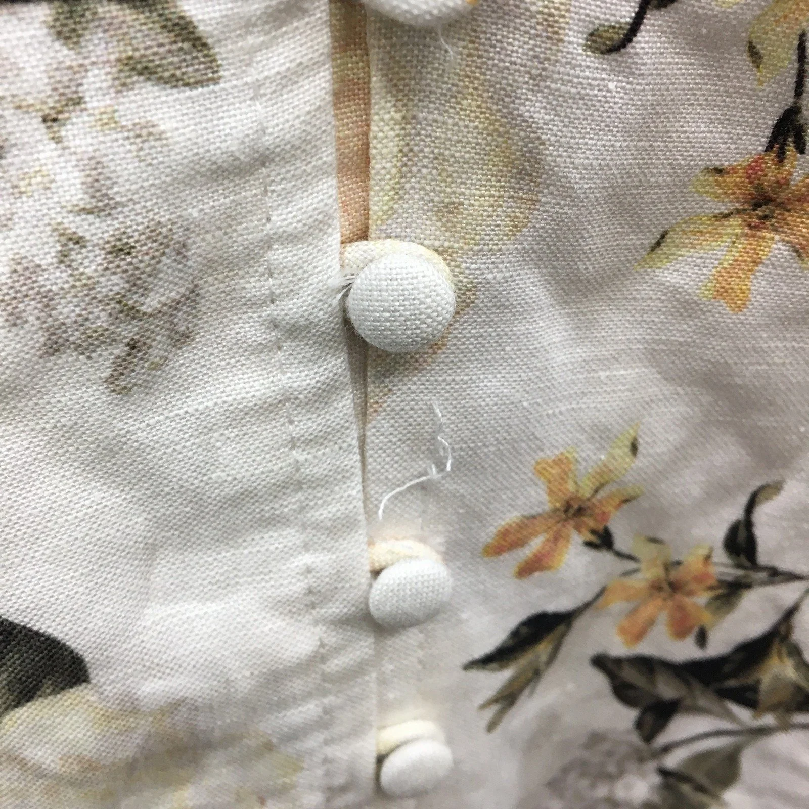 Forever New Floral Print Camisole Sleeveless Tank Top White Women's Size 8 - Image 3