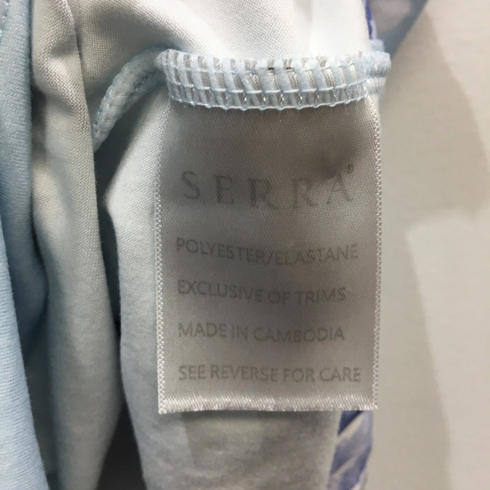 Serra Floral Camisole Tank Top for Women Light Blue Size 10 - Image 4