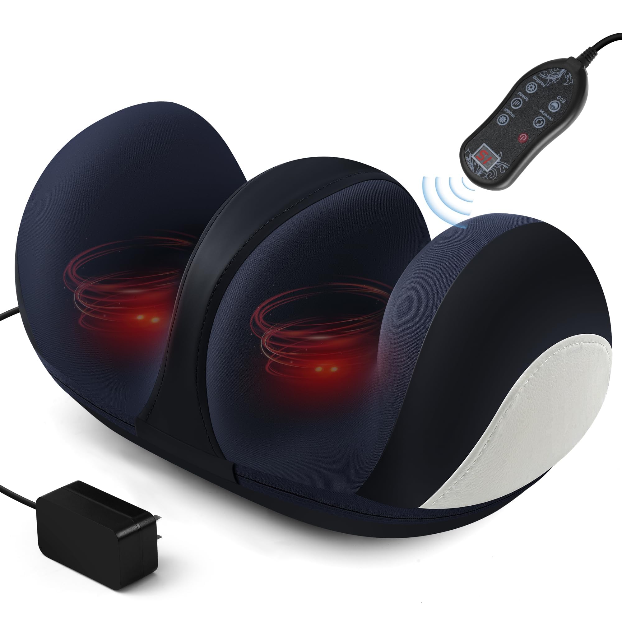 Lezhifeiwan Electric Foot Spa Massagers with Heat 3 Intensity Settings and DEMO