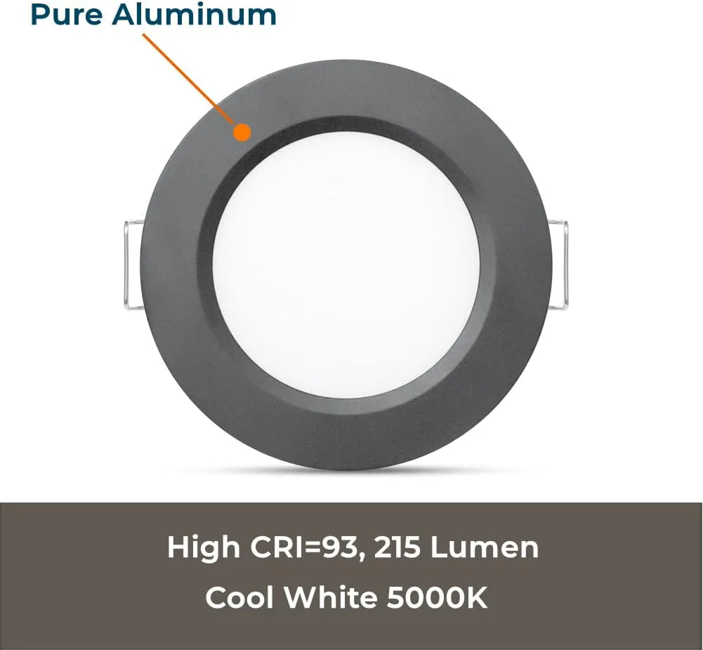 Obeaming LED Downlights Recessed Ceiling Lights Dimmable Spot Interior DEMO - Image 7