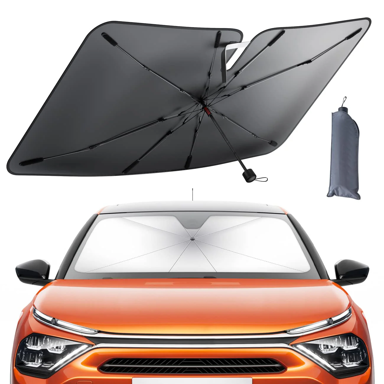 Lamicall Foldable Car Windshield Sun Shade Front Window Sunshade Umbrella NEW