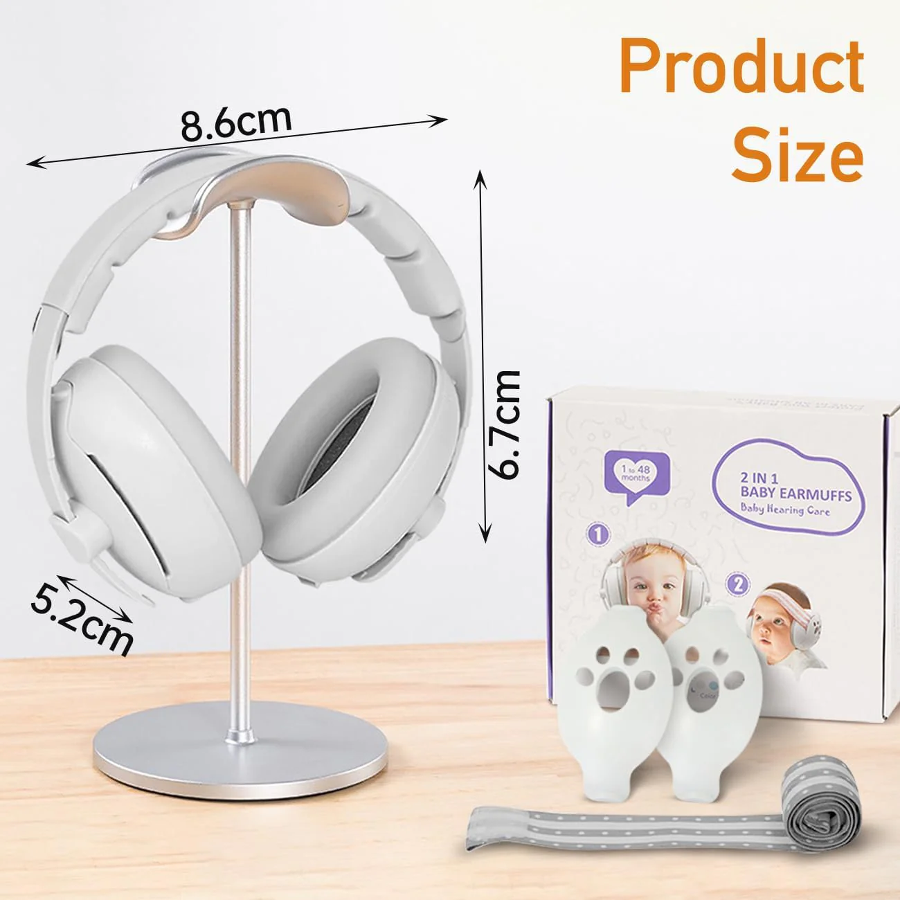 SENYUZHU Noise Hearing Protection Earmuffs Protection Earmuffs 2-in-1 NEW - Image 6