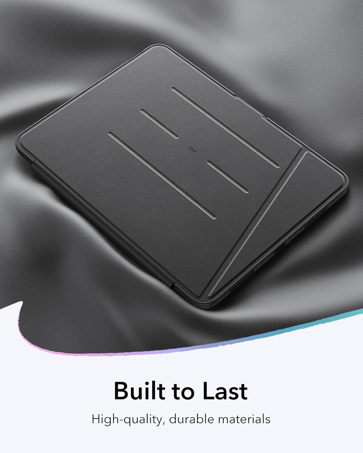 ESR Vertical Cases Stand Cover for iPad Air 13 Inch Tablet Case in Black NEW - Image 9