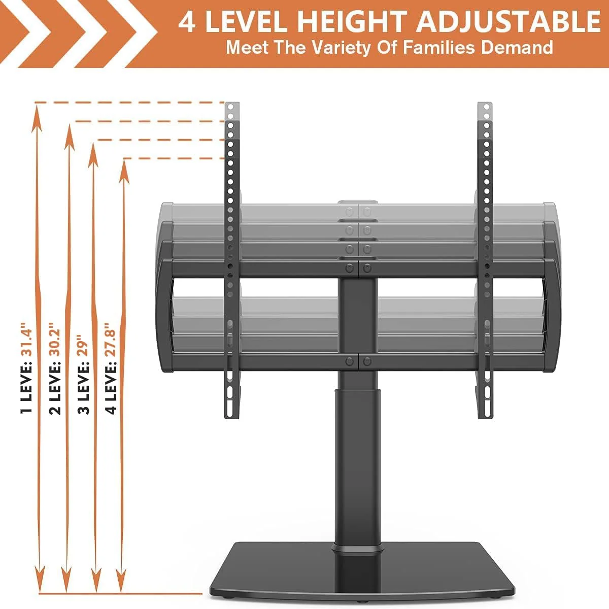 Hemudu Universal TV Wall & Ceiling Mounts TV Stand Tabletop Mount for 32 DEMO - Image 5