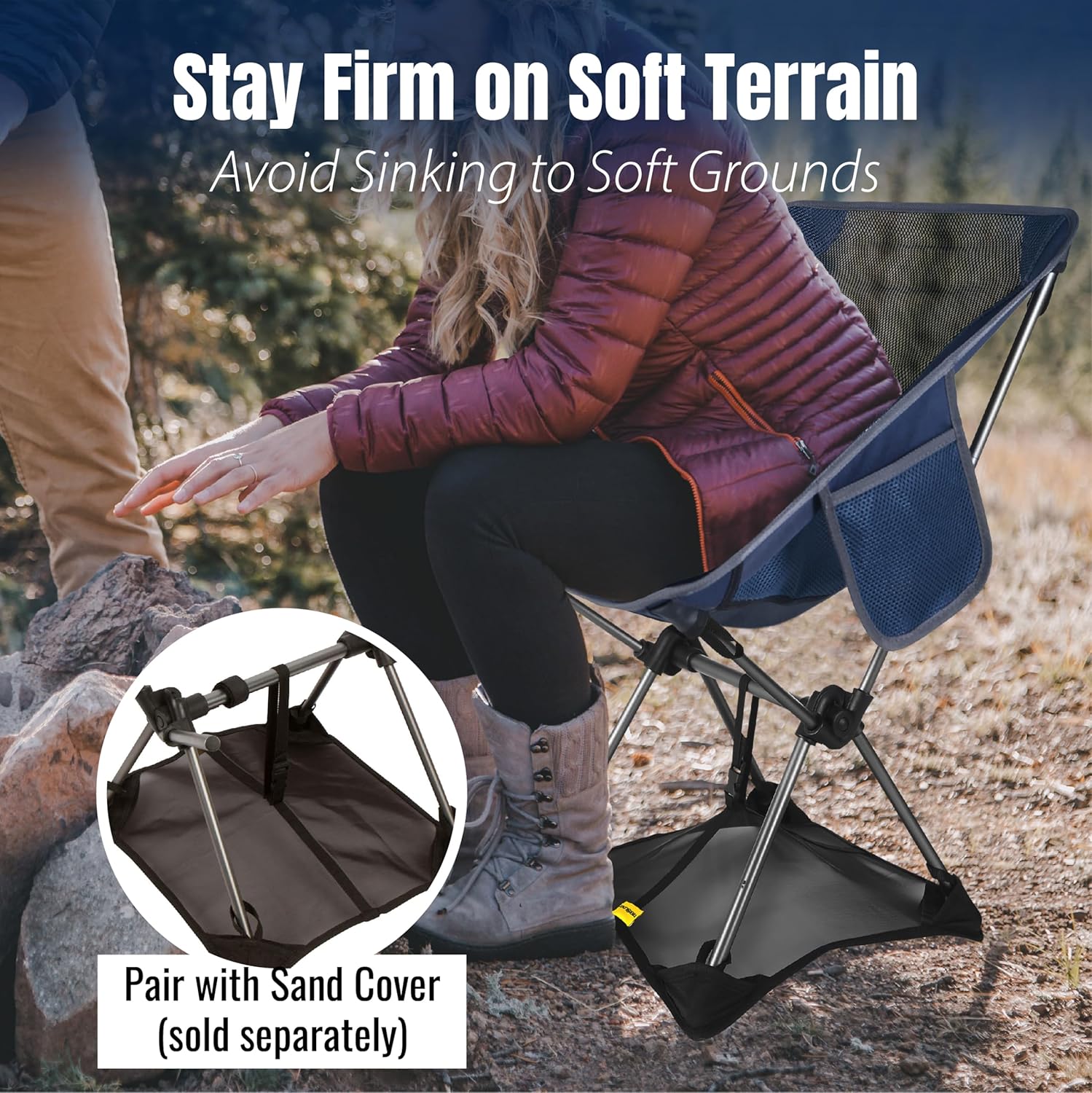 Trekology Portable Chairs Camping Chair Ultralight Compact Folding Deep NEW - Image 8