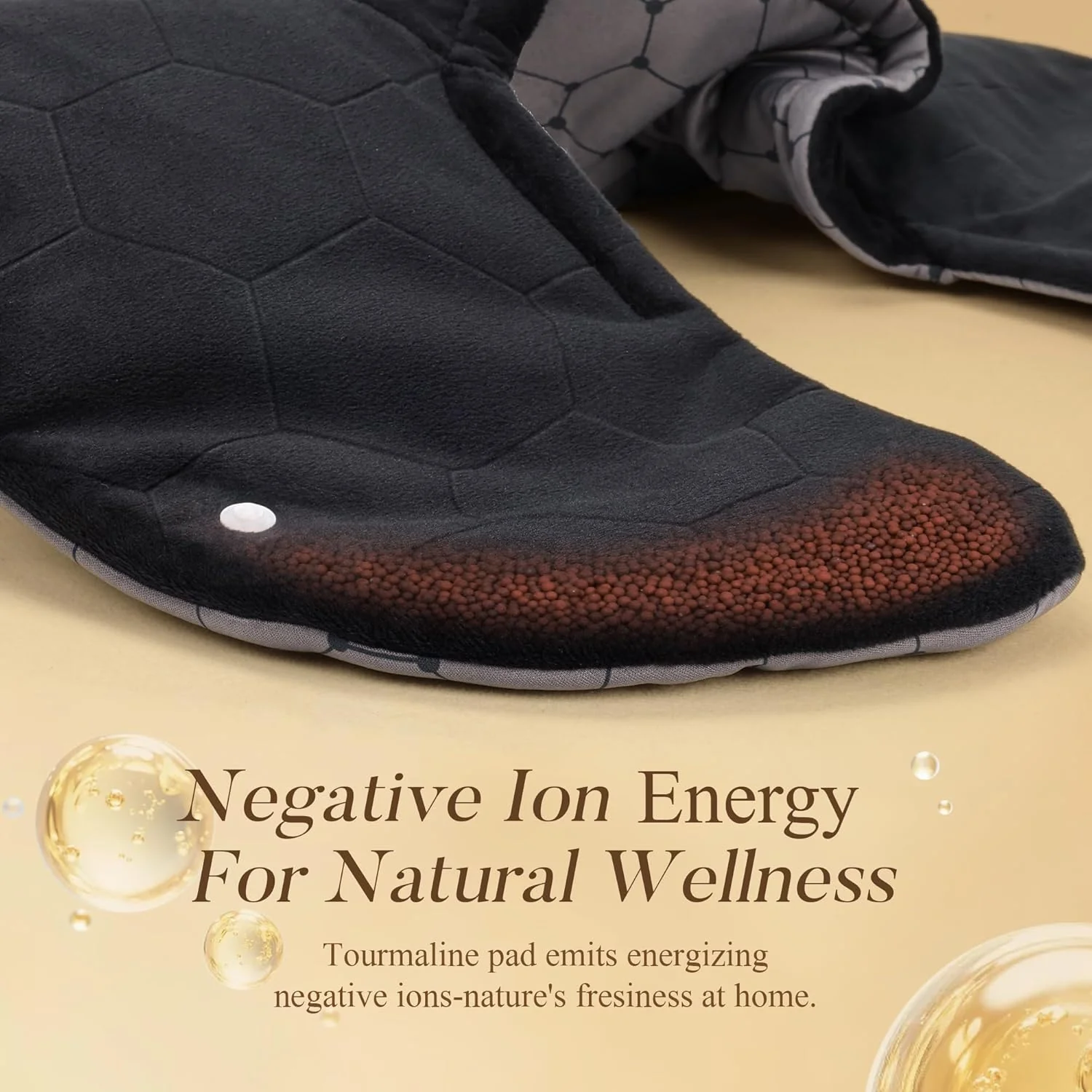 nalax Electric Heating Pad for Neck, Shoulders and Back Far Infrared Black NEW - Image 4